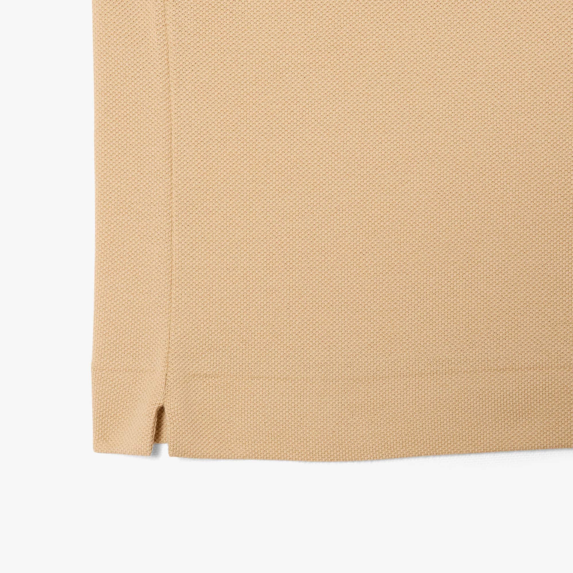 Men's Regular Fit Trim Accent Polo - Beige