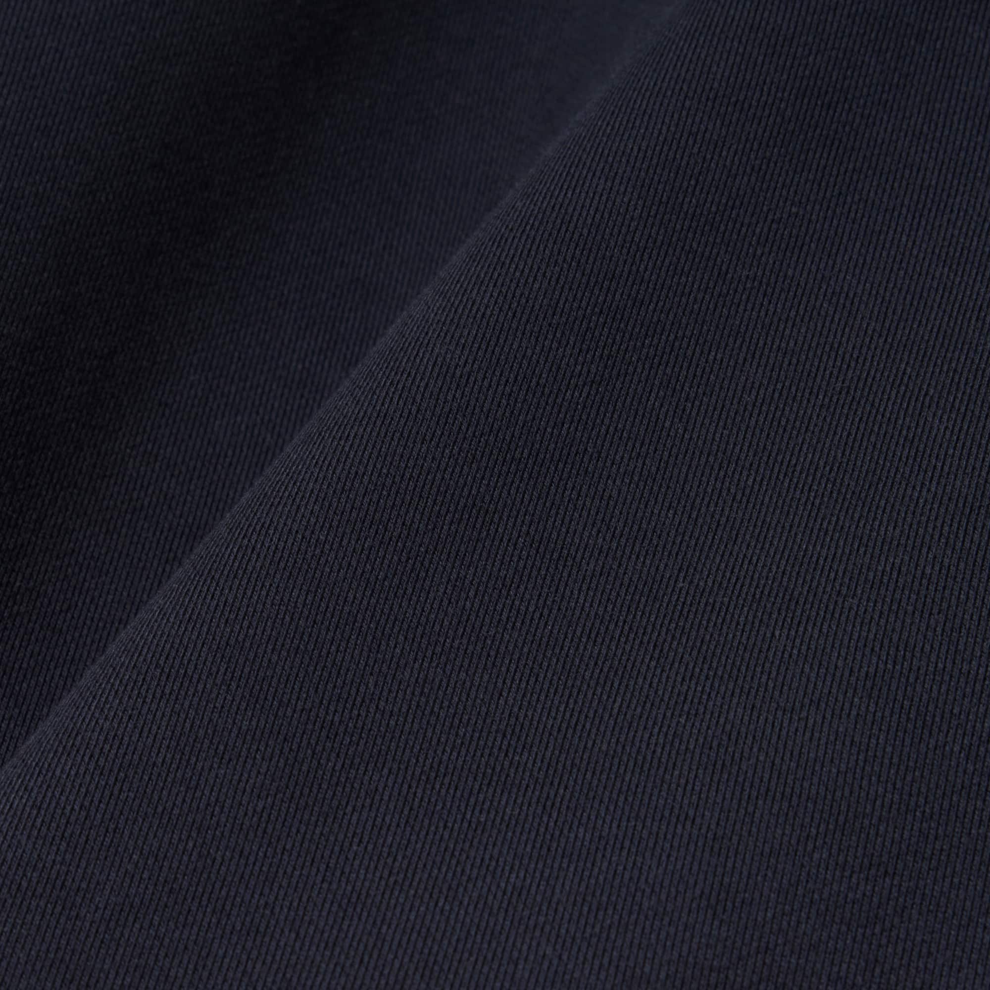 Embroidered Fleece Sweatshirt - Black