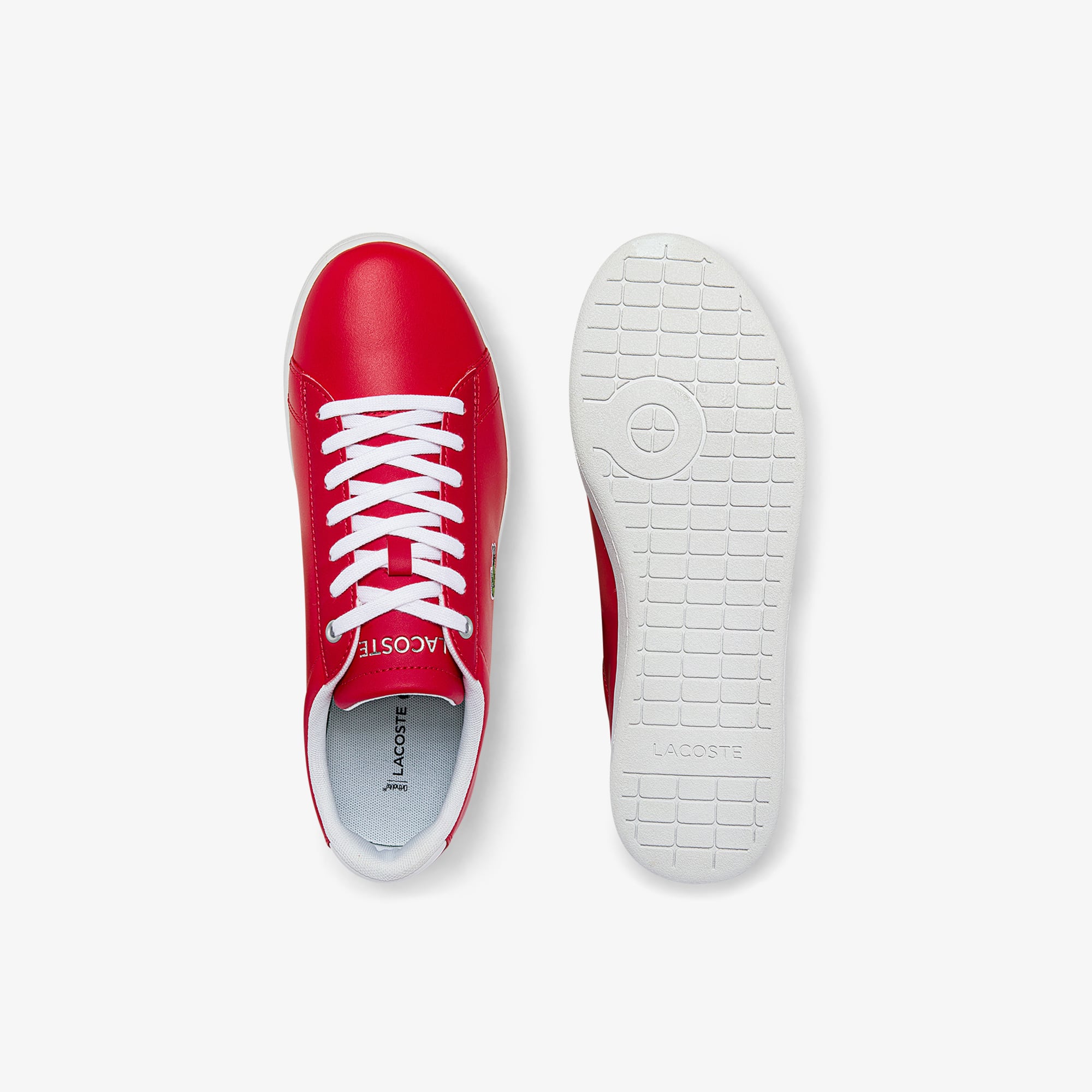 Men's Hydez Leather Sneakers - RED/WHITE