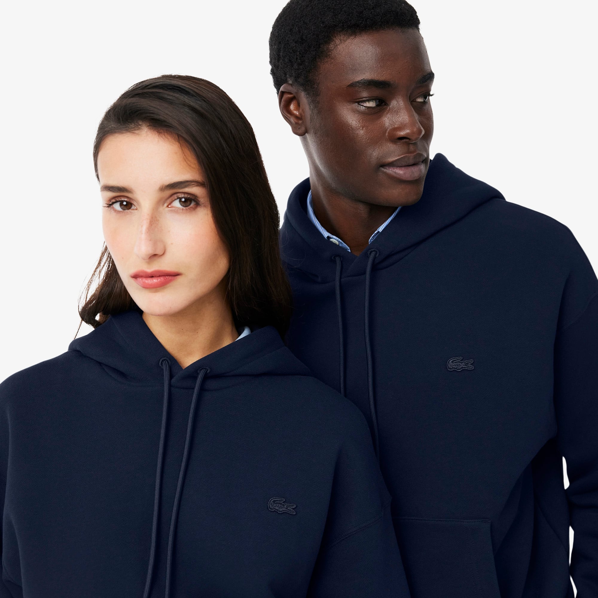 Unisex Heavy Fleece Hoodie - Navy Blue