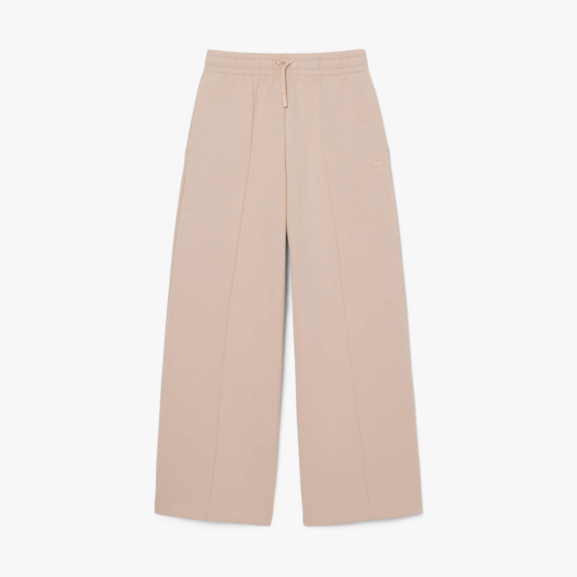 Wide Fit Jersey Sweatpants - Beige