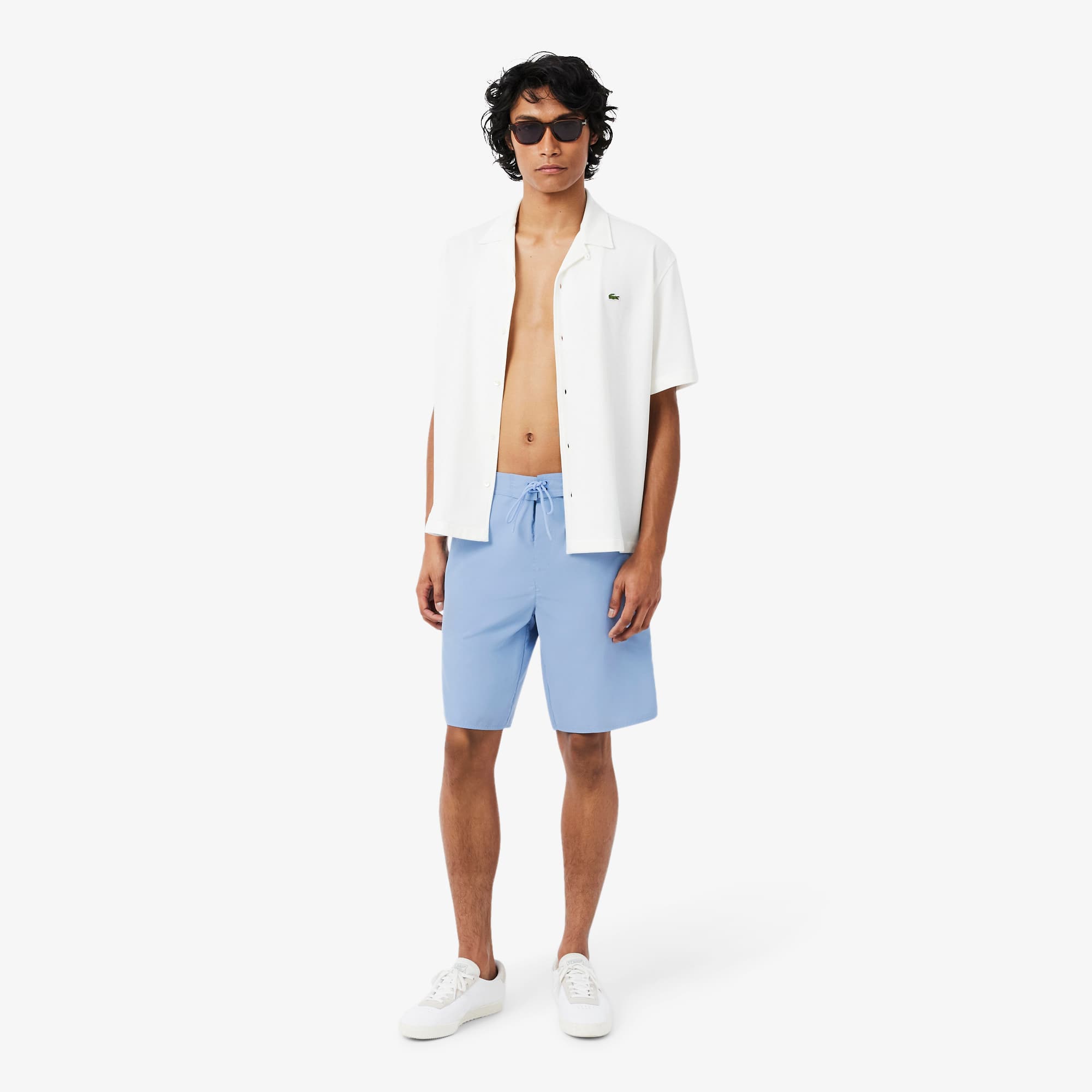Long Surfer Swim Trunks - Light Blue