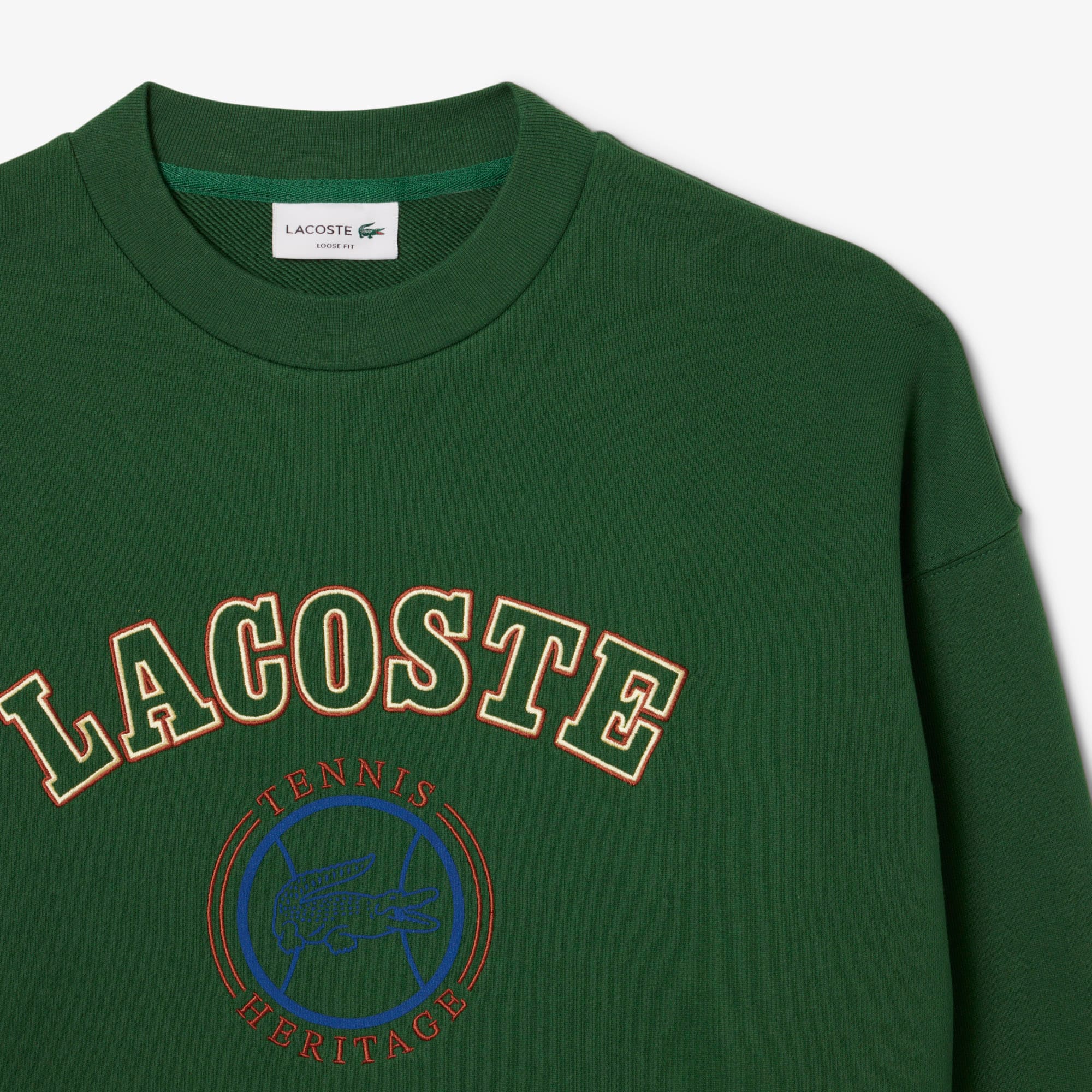 Men's Heritage Embroidery Fleece Sweatshirt - Pine green