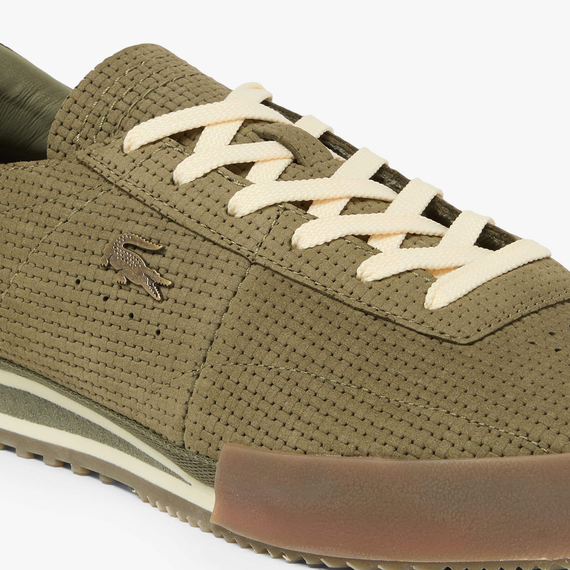 Men's Aura Leather Sneakers - KHK/GUM