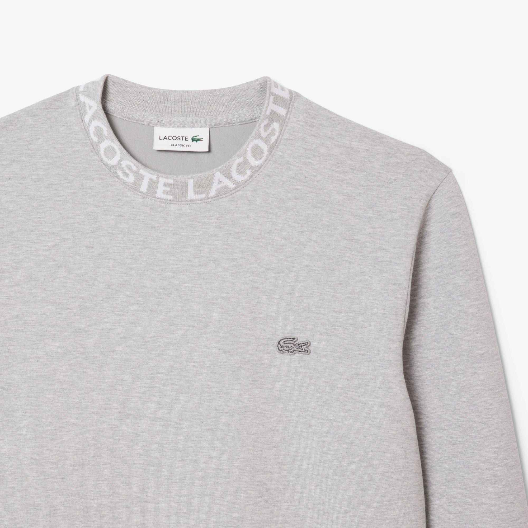 Men's Branded Jersey Sweatshirt - Grey Chine