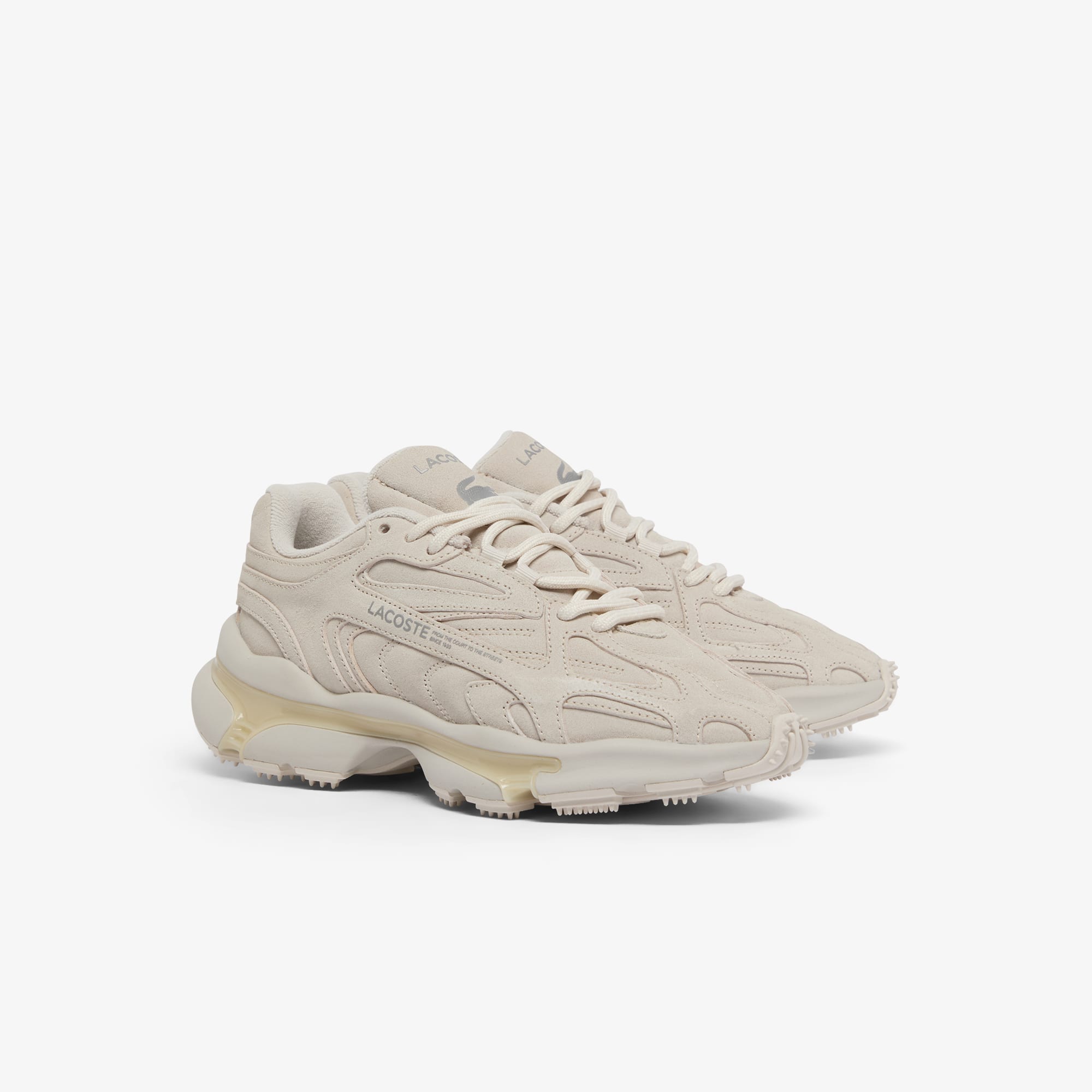 Women's L003 2K24 Suede Sneakers - OFF WHT/OFF WHT