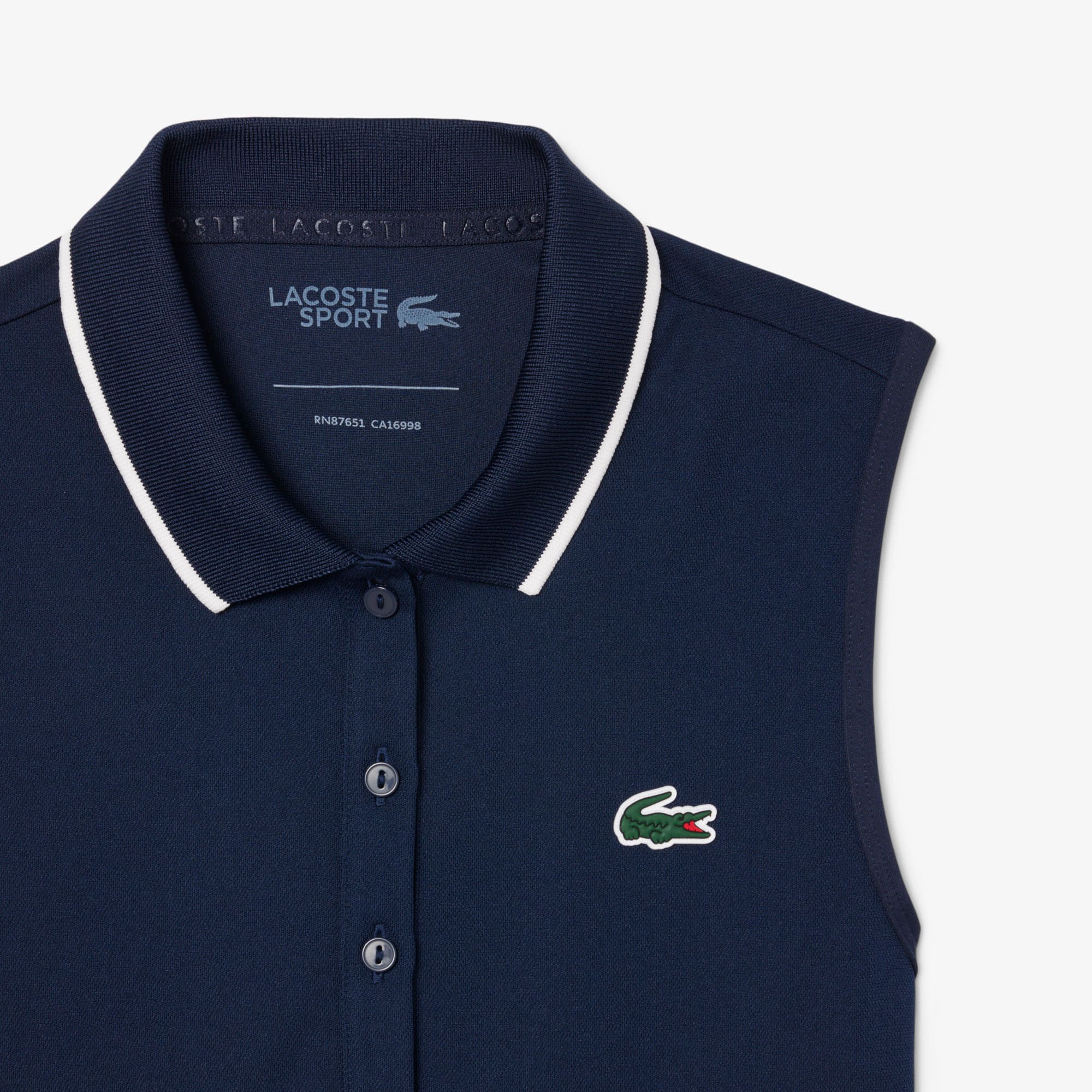 Women's Ultra Dry Tennis Heritage Dress - Navy Blue / White / Navy Blue