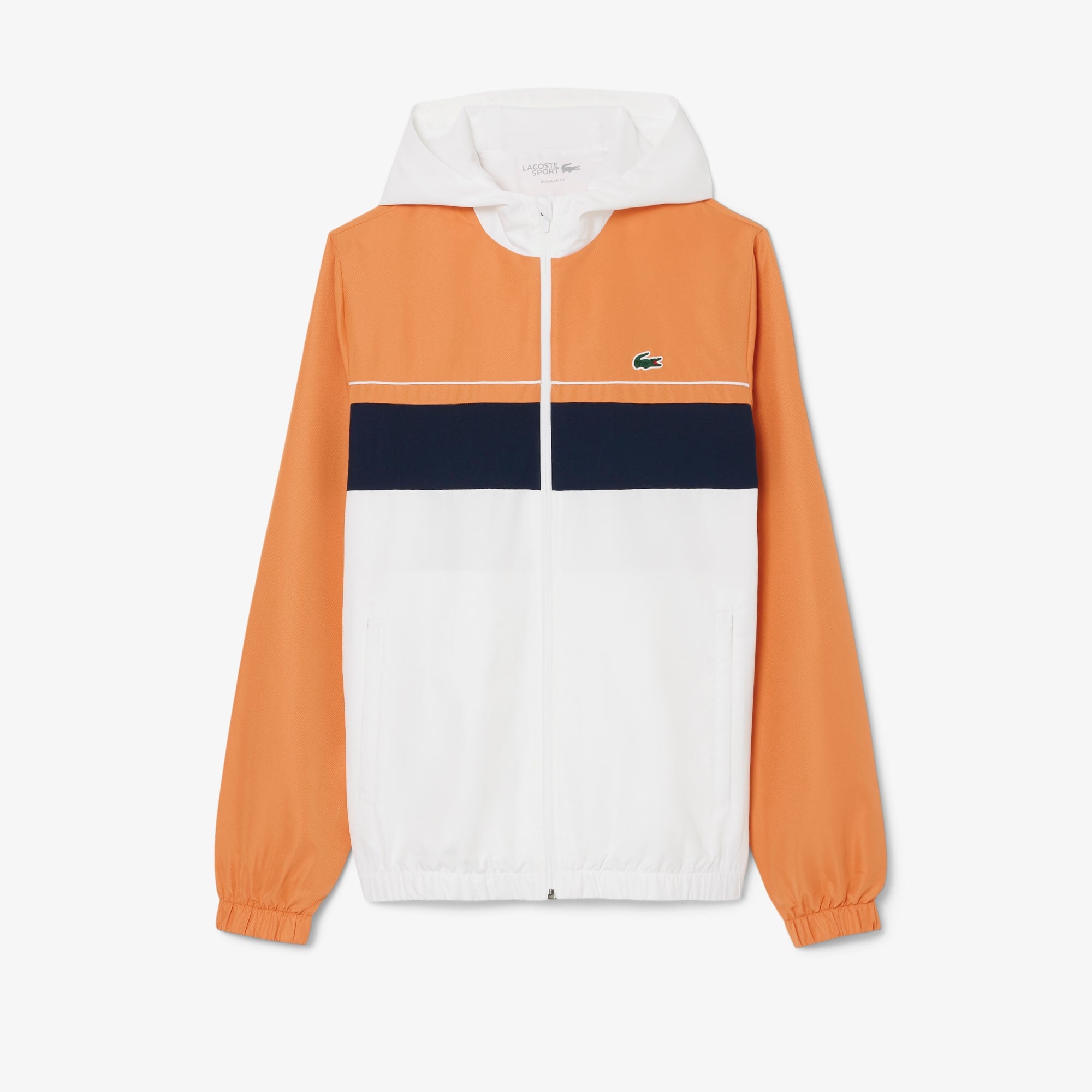 Men's Sport Sweatsuit - Blanc / Orange / Bleu Marine