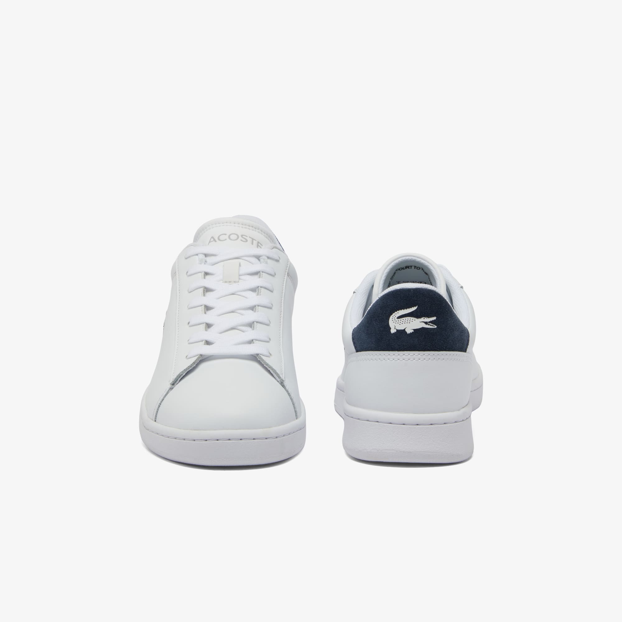 Men's Carnaby Set Leather Sneakers - WHITE / NAVY