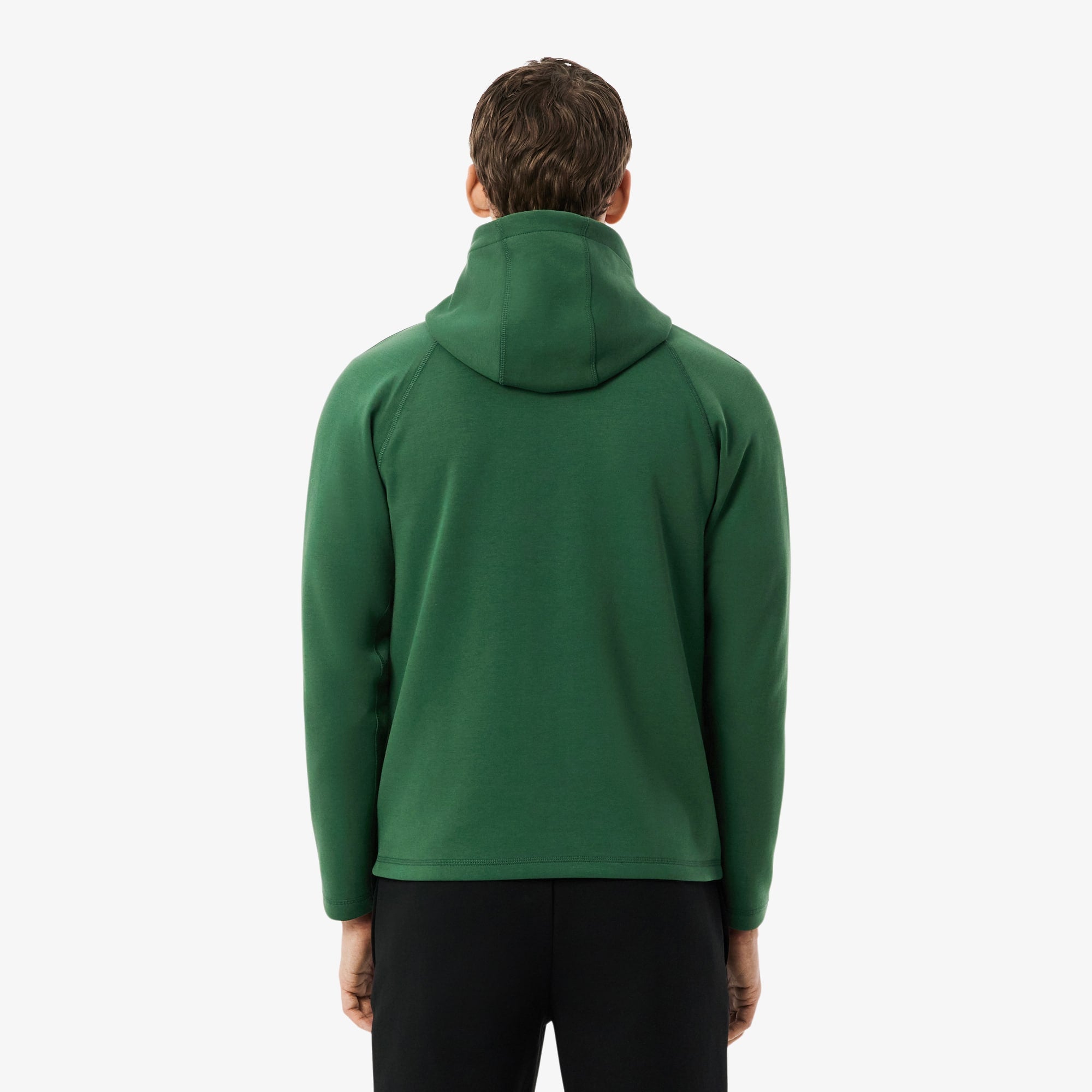 Sport Stretch Zipped Hoodie - Pine green