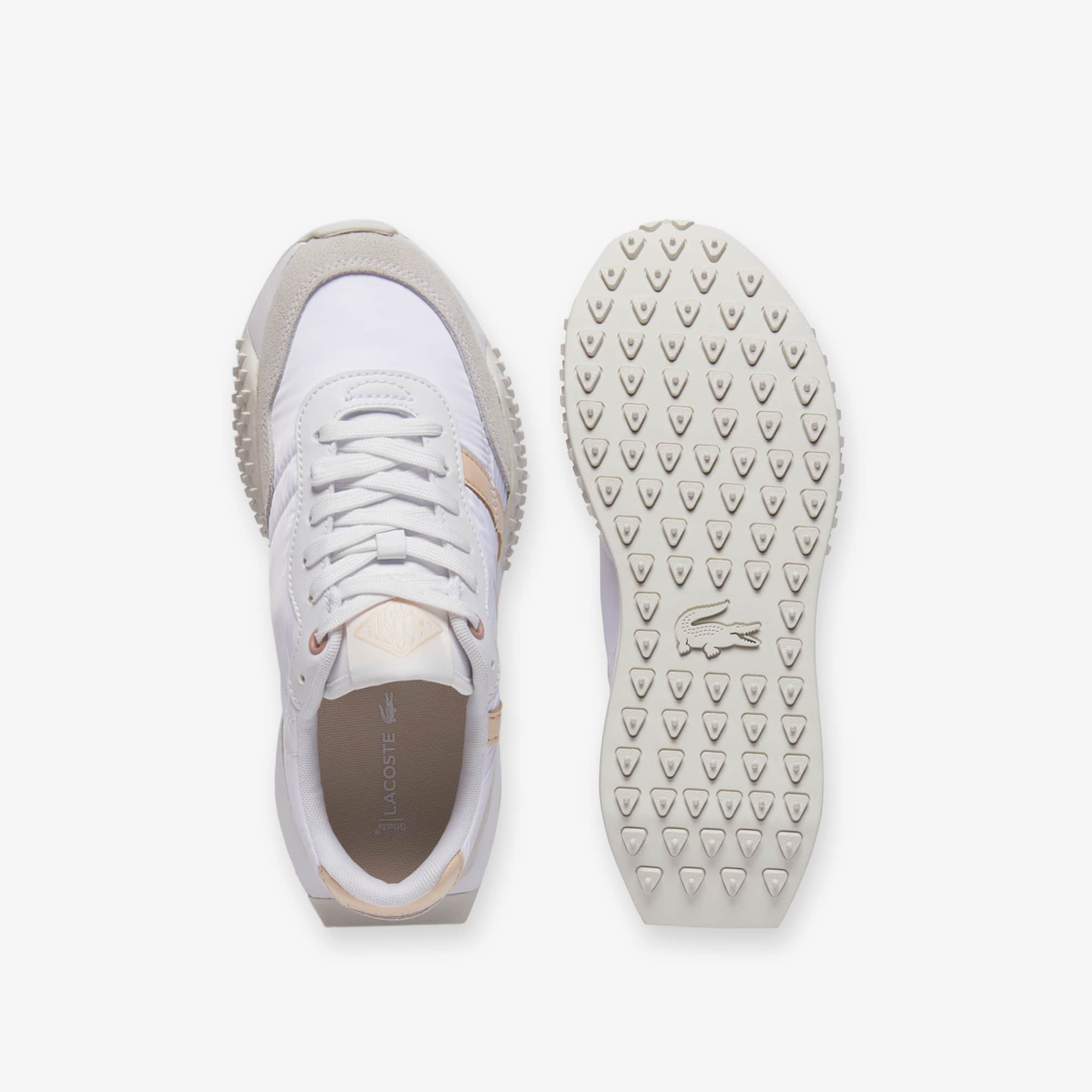 Women's L-Spin Evo Sneakers - WHT/LT PINK