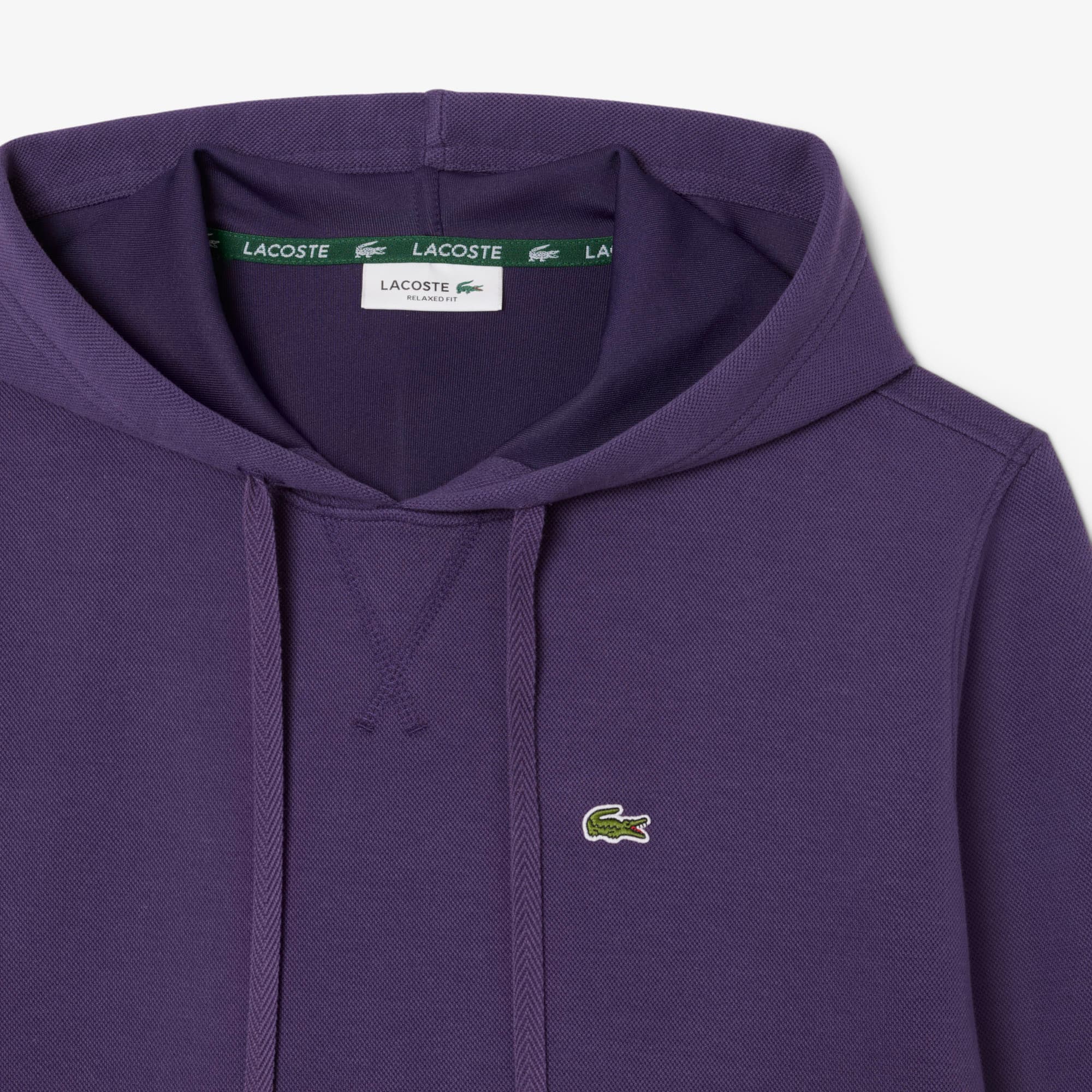 Women's Piqué Hoodie - Purple