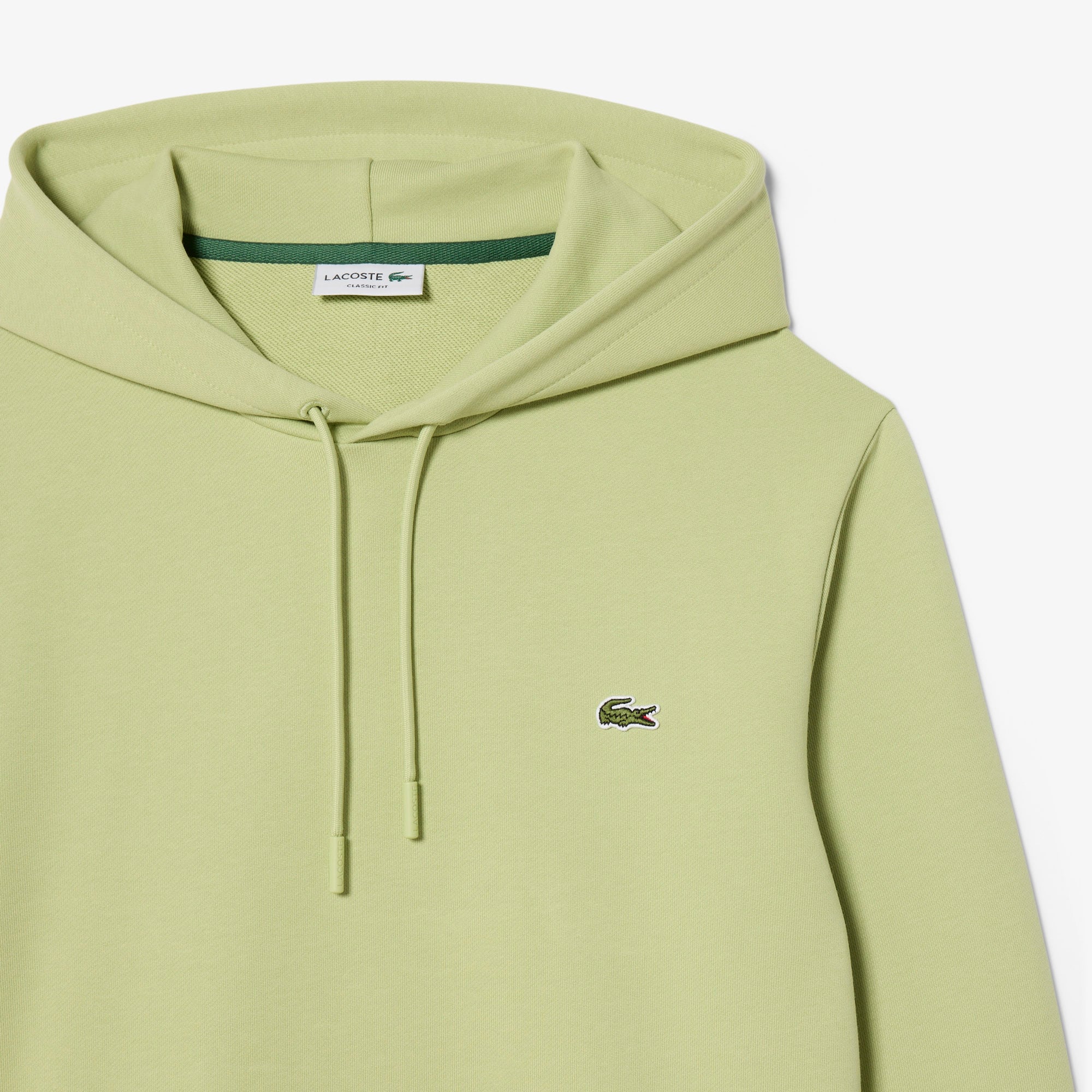 Men's Cotton Fleece Hoodie - Green