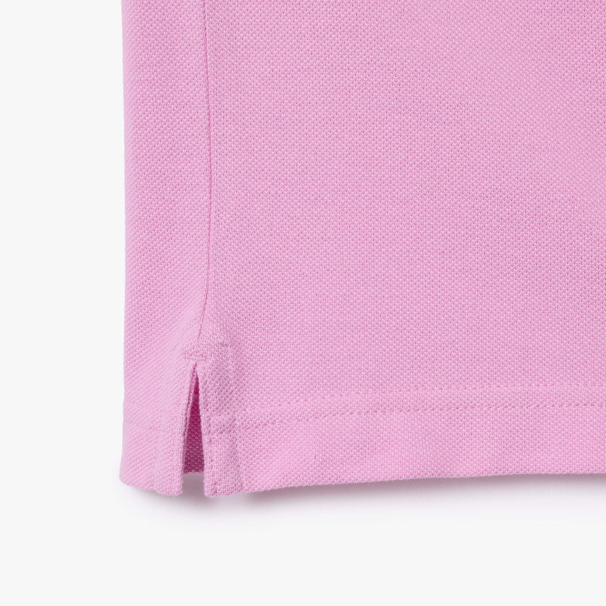 Men's Slim Fit Piqué Polo - Pink