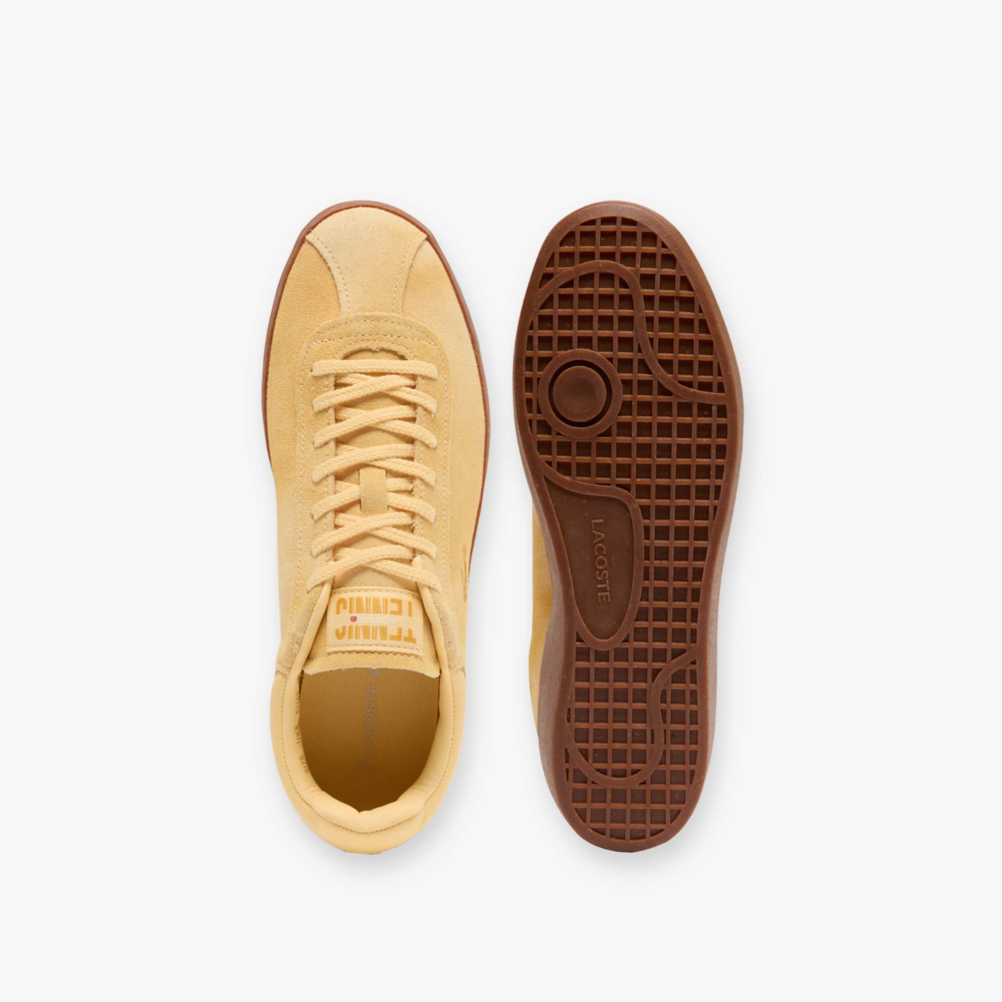 Men's Baseshot Suede Sneakers - LT YLW/GUM