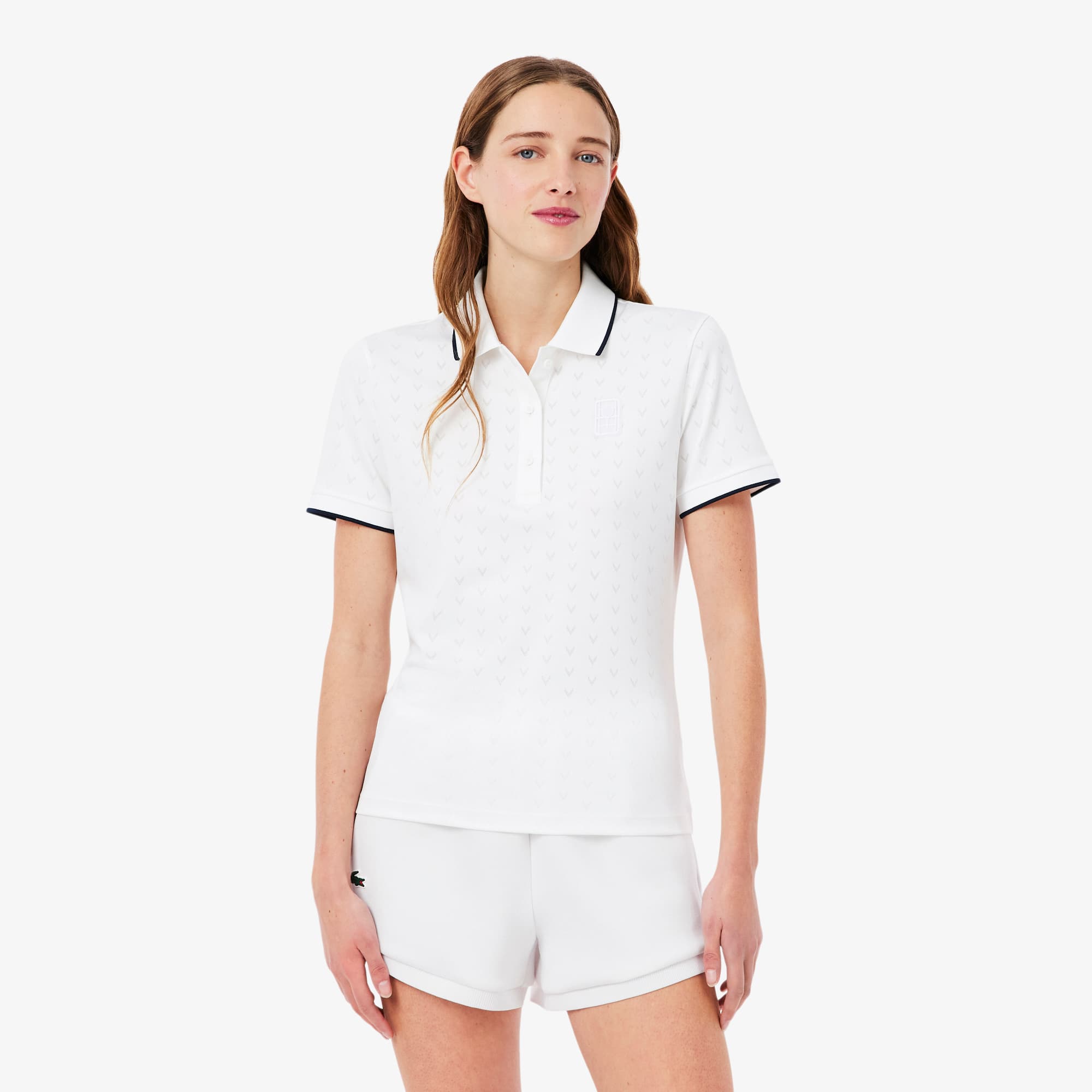 Tennis Heritage Ultra Dry Stretch Polo - White