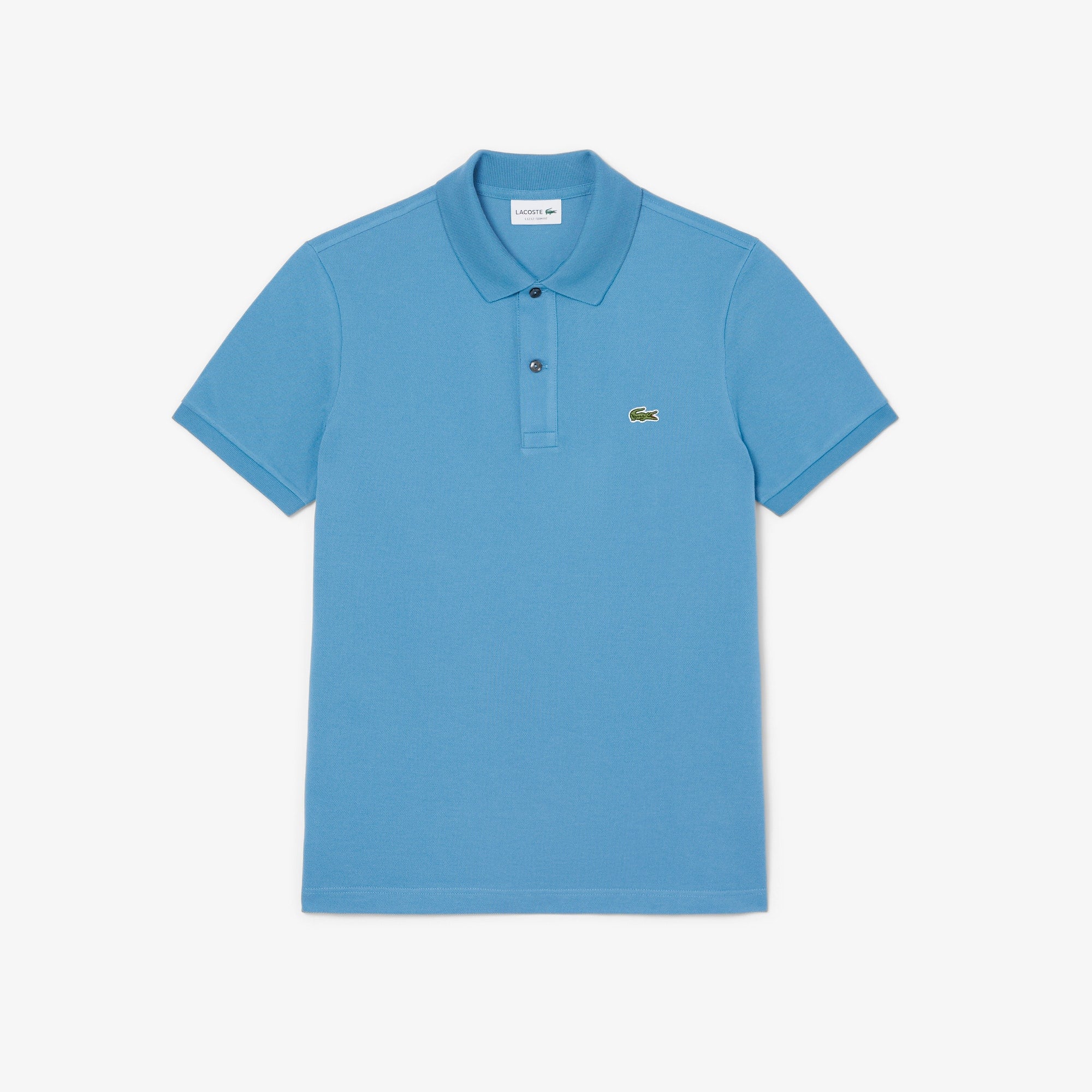 Men's Slim Fit Piqué Polo - Bleu
