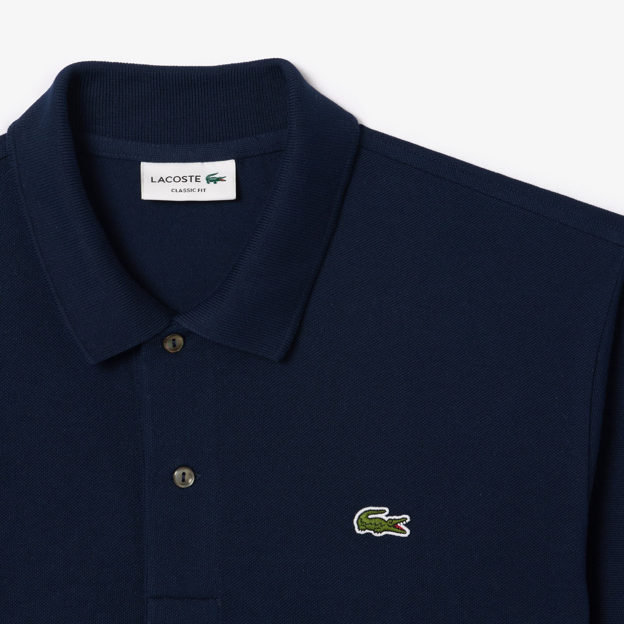 Men's Classic Fit Petit Piqué Polo - Navy Blue