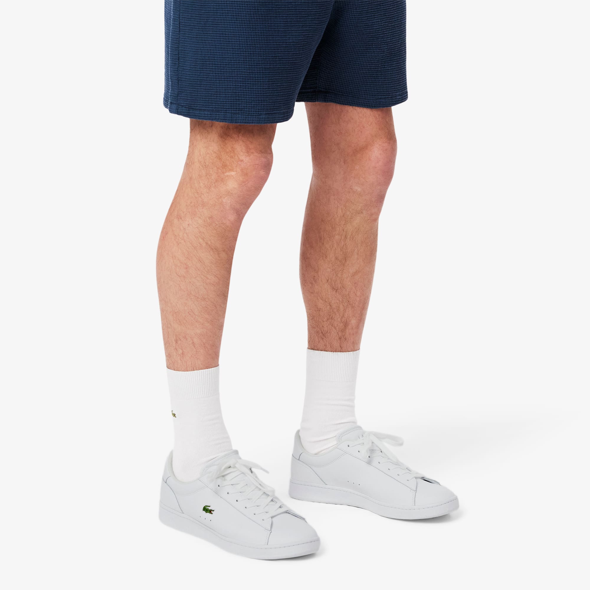 Men's Carnaby Set Leather Sneakers - WHITE/WHITE