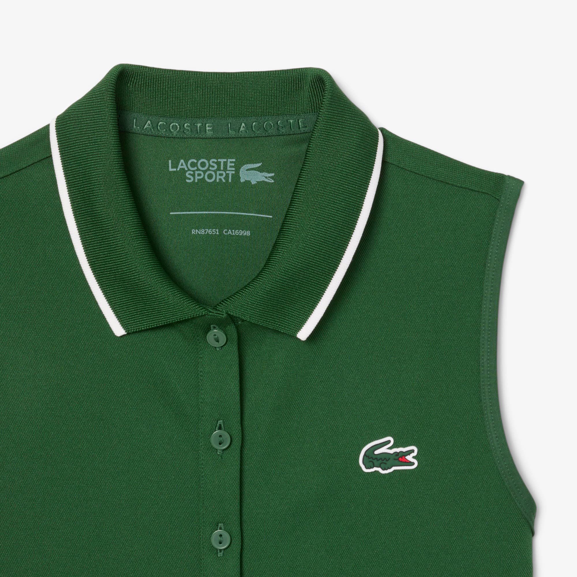 Women's Ultra Dry Tennis Heritage Dress - Green / White / Green