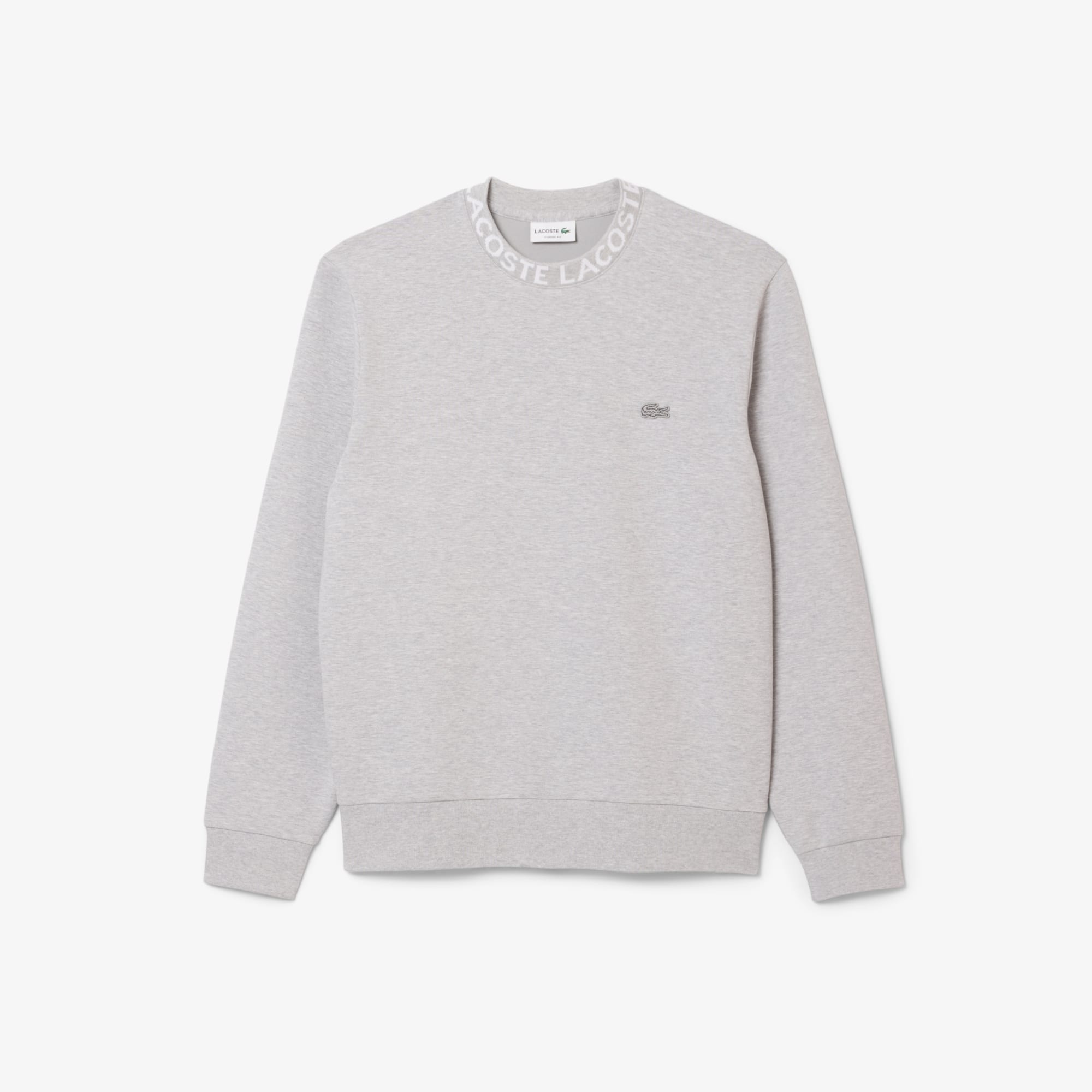 Men's Branded Jersey Sweatshirt - Grey Chine