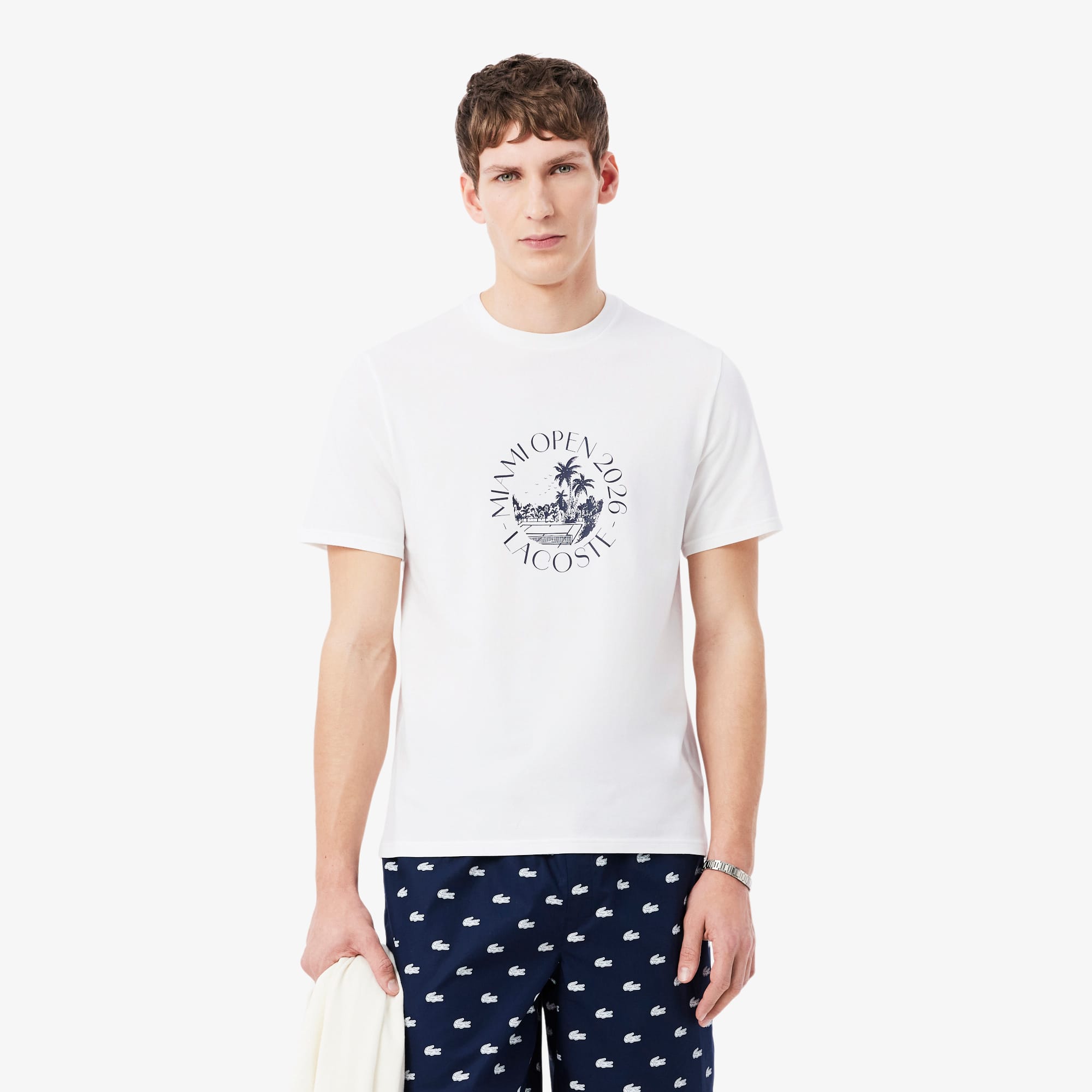 Miami Open Edition Pajama Set - Navy Blue / White
