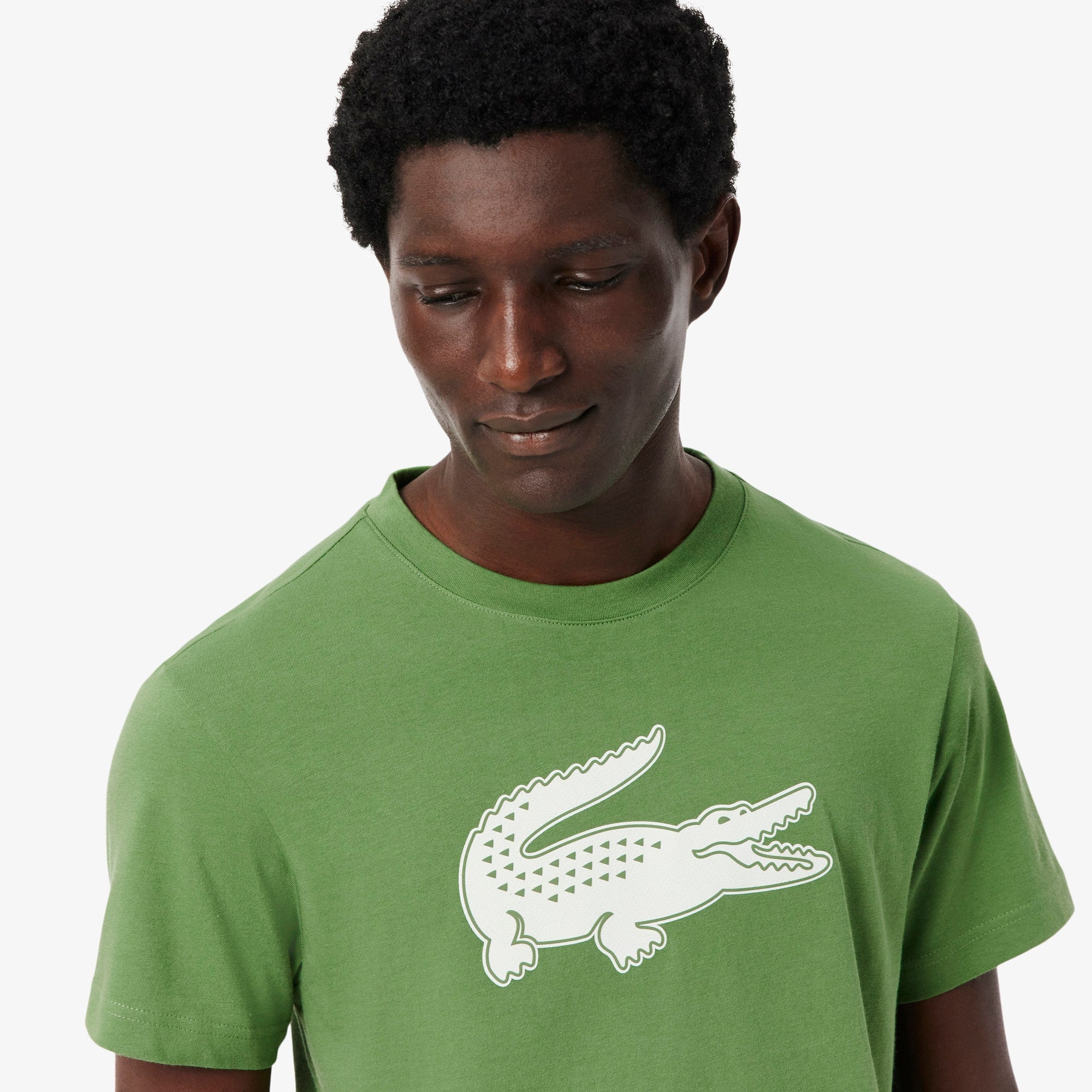 Men's Ultra Dry XXL Logo Sport T-Shirt - Vert / Blanc