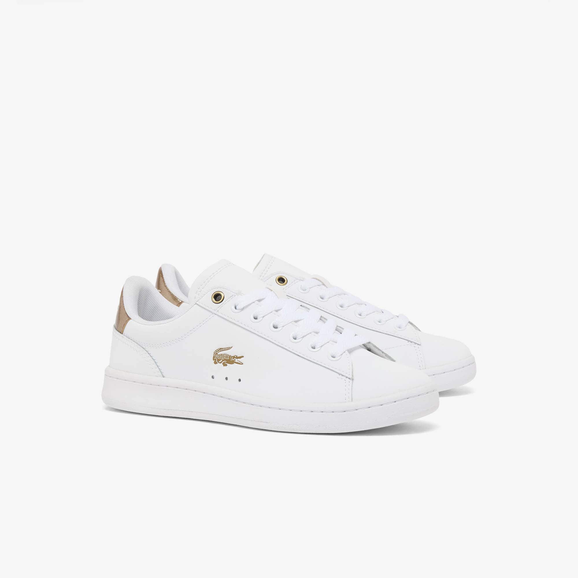 Women's Carnaby Set Leather Sneakers - WHT/BRZ