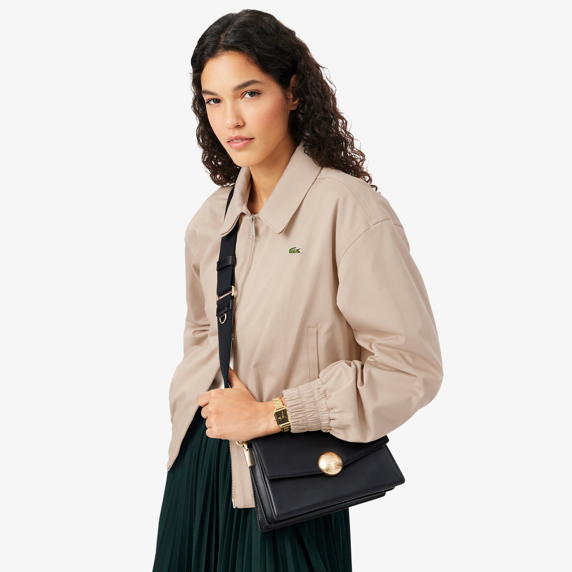 Medium Tennis Bliss Shoulder Bag - Black