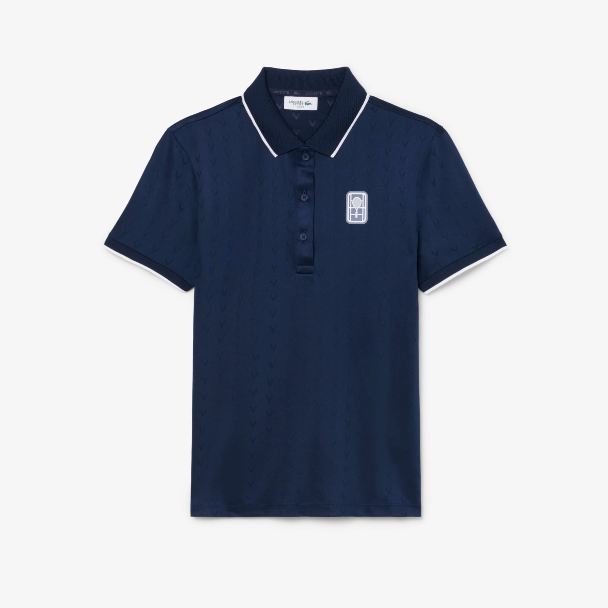 Tennis Heritage Ultra Dry Stretch Polo - Navy Blue