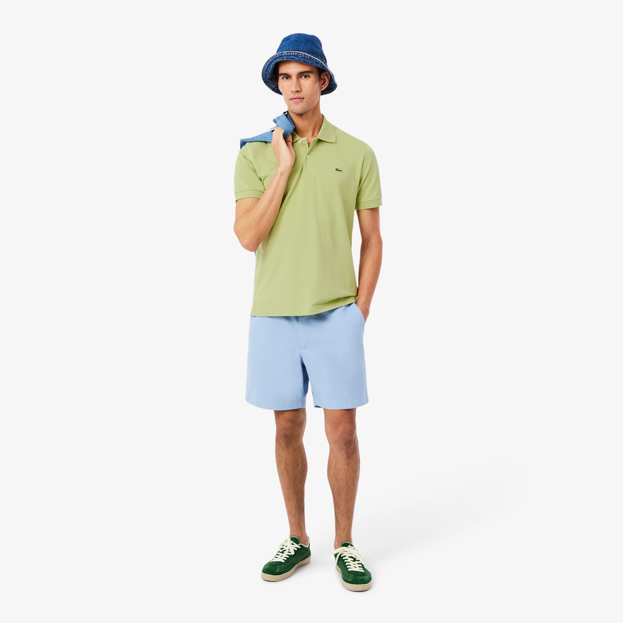 Men's Classic Fit LIGHT Piqué Polo - Green
