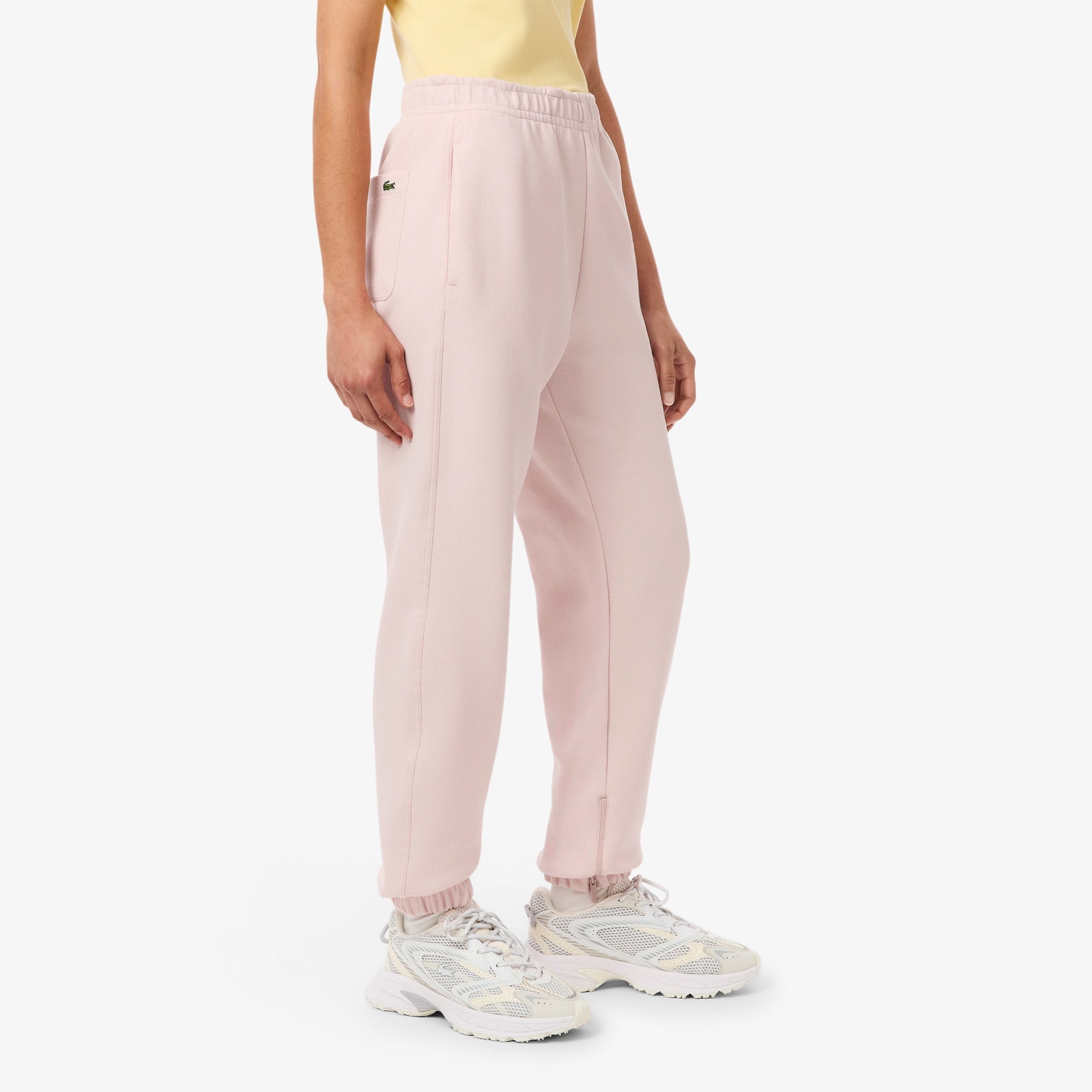 Women's Piqué Sweatpants - Light Pink