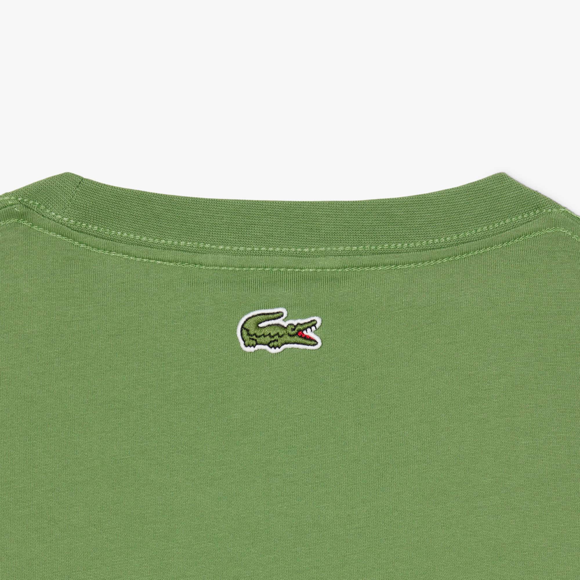 Embossed Branding Jersey T-Shirt - Green