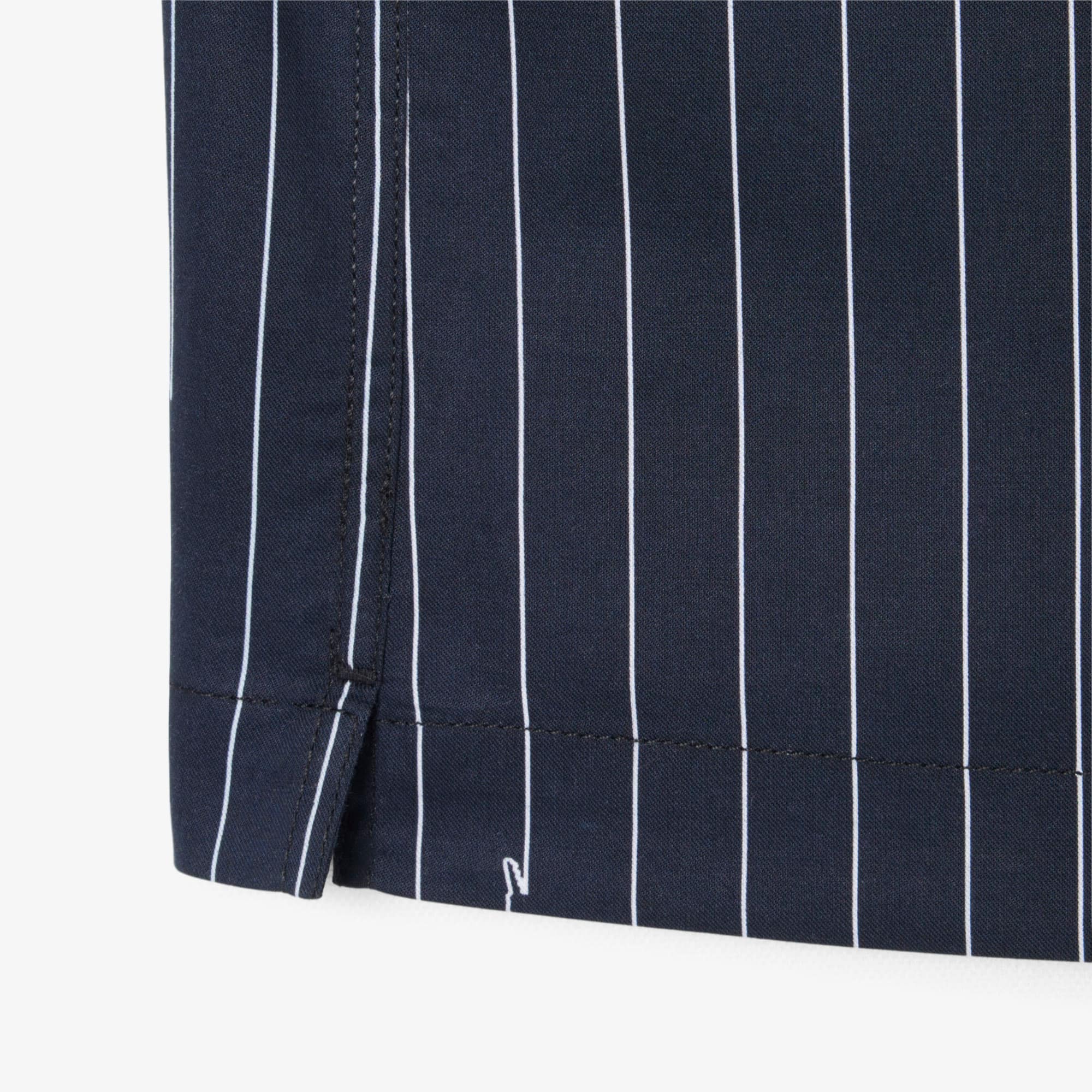 Relaxed Fit Print Twill Shirt - Noir / Blanc