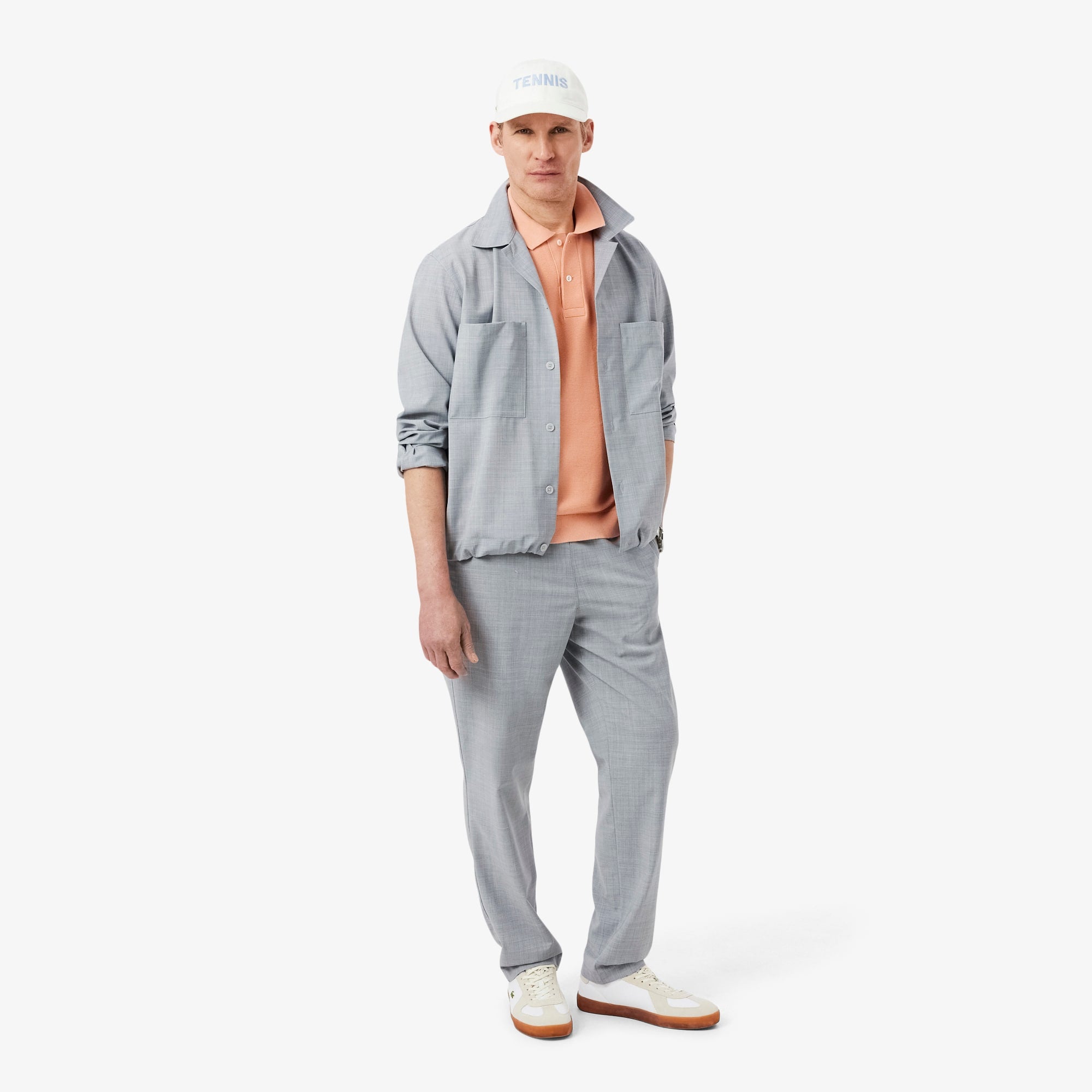 Classic Fit Knitted Polo - Rose