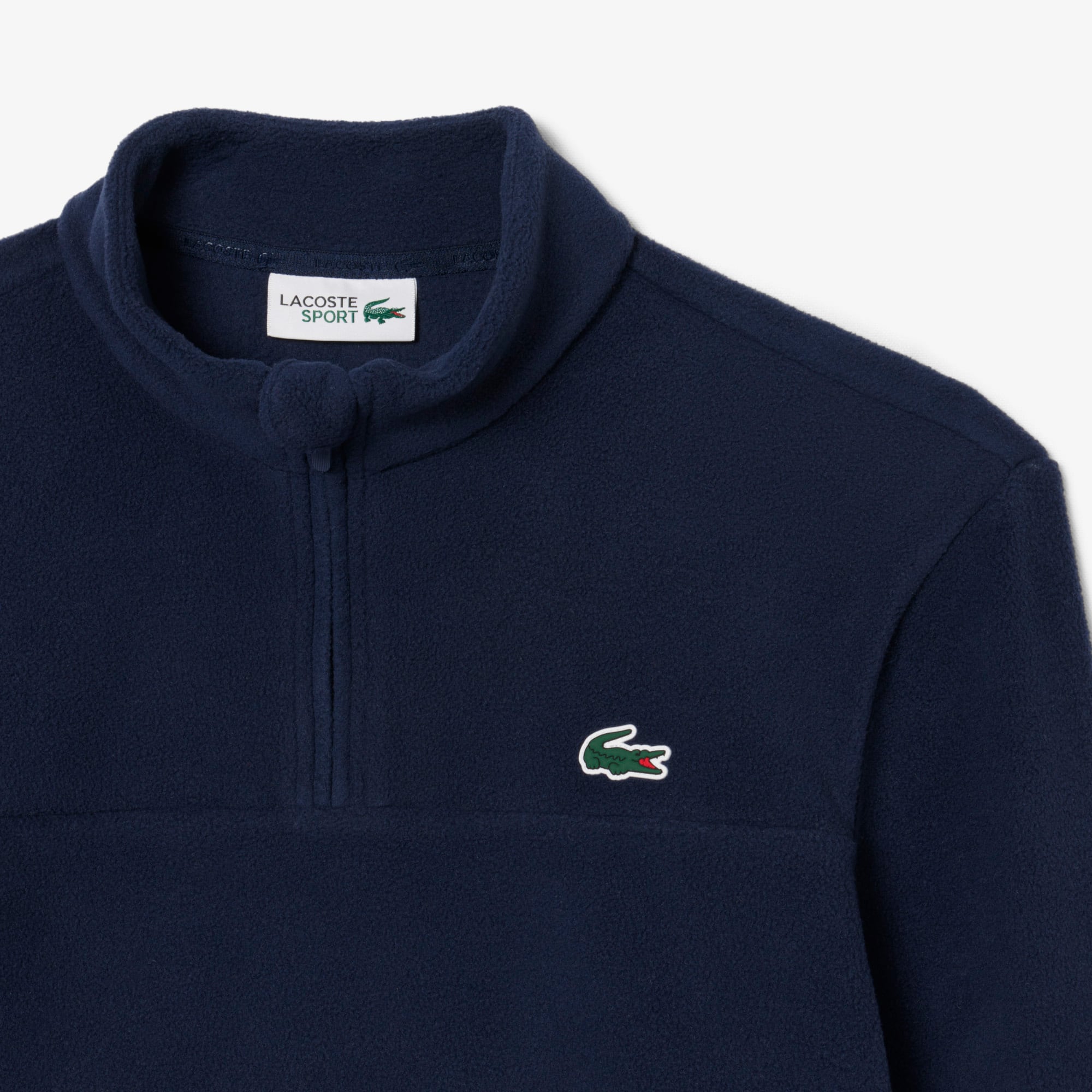 Men's Polar Fleece Quarter-Zip Golf Top - Navy Blue