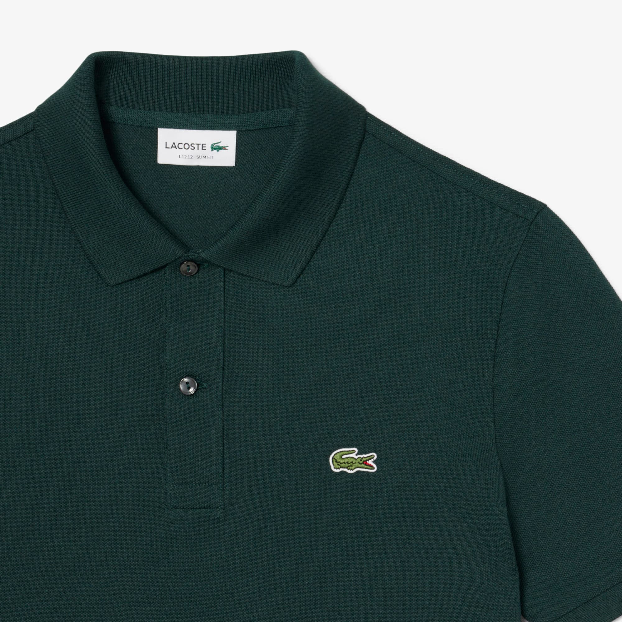 Men's Slim Fit Piqué Polo - Green