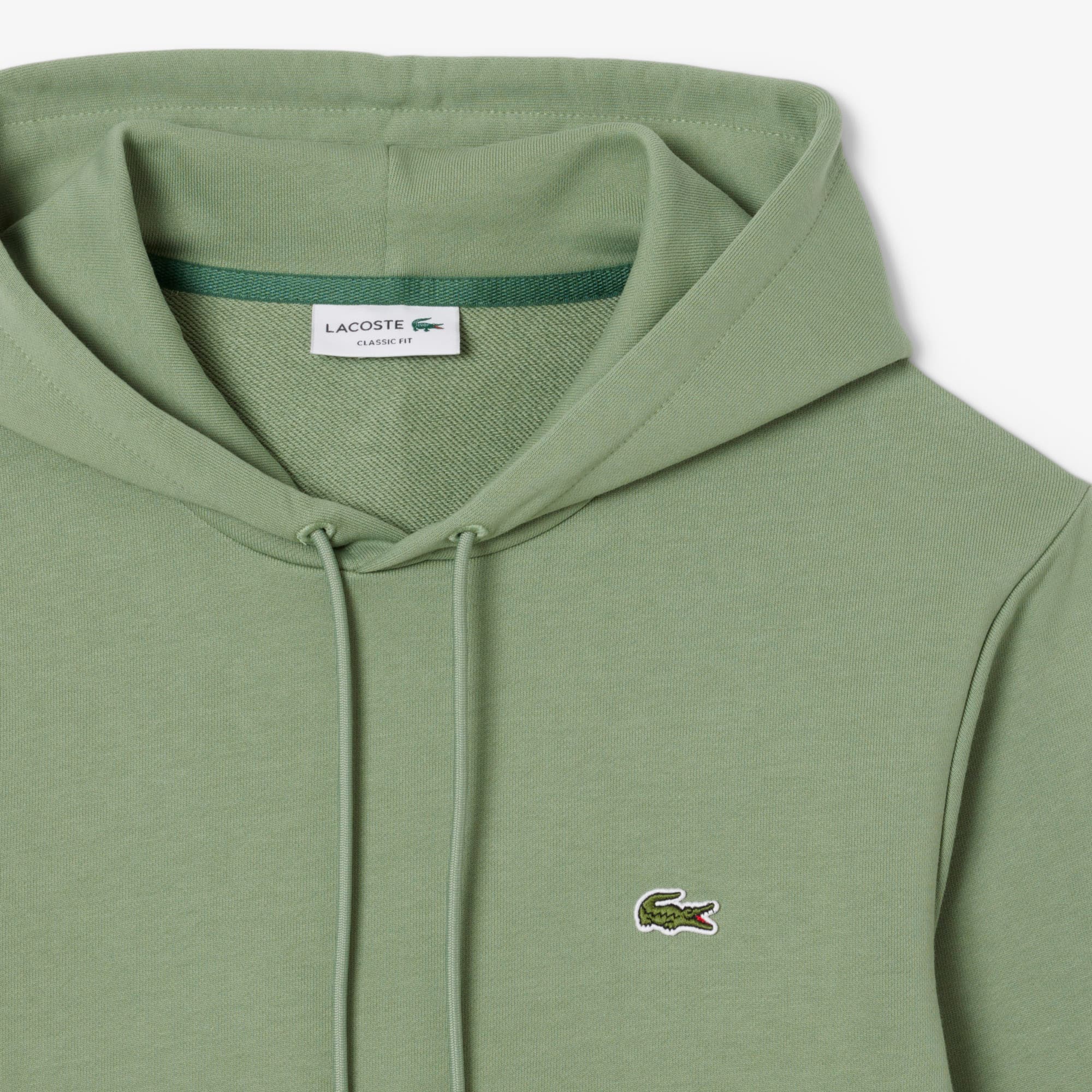 Men's Cotton Fleece Hoodie - Green