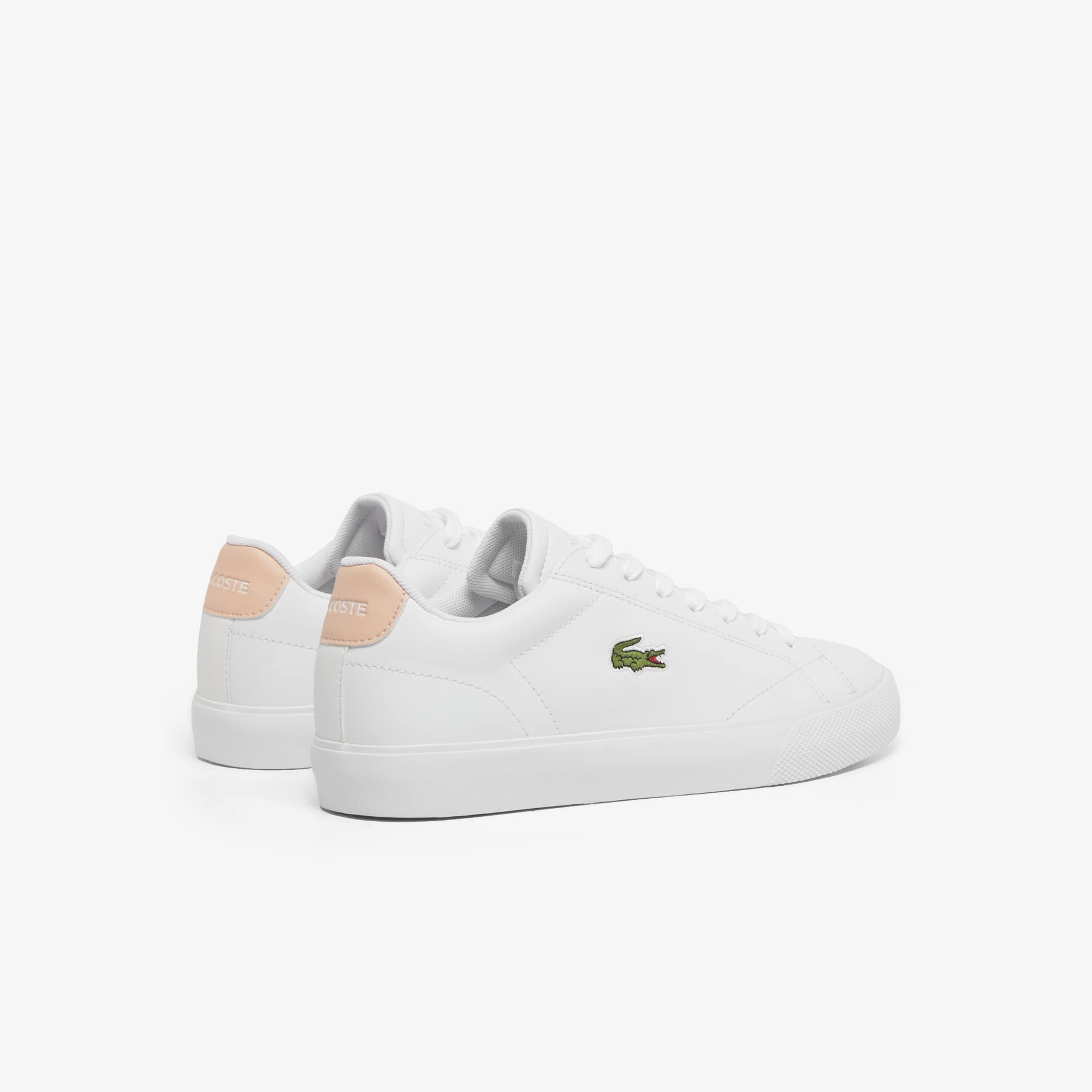 Women's Lerond Set Leather Sneakers - WHT/LT PINK