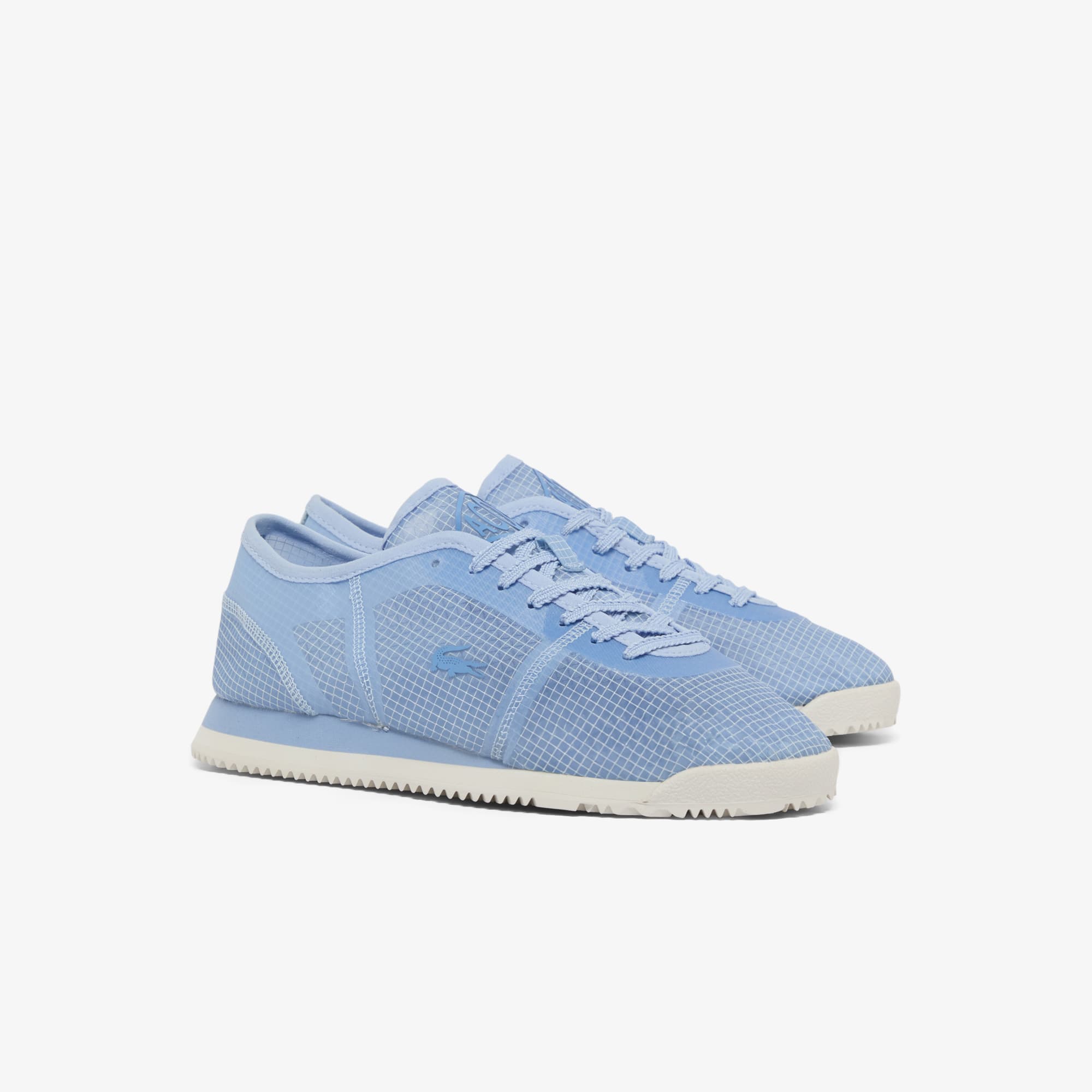 Women's Club-Low Sneakers - LT BLU/OFF WHT