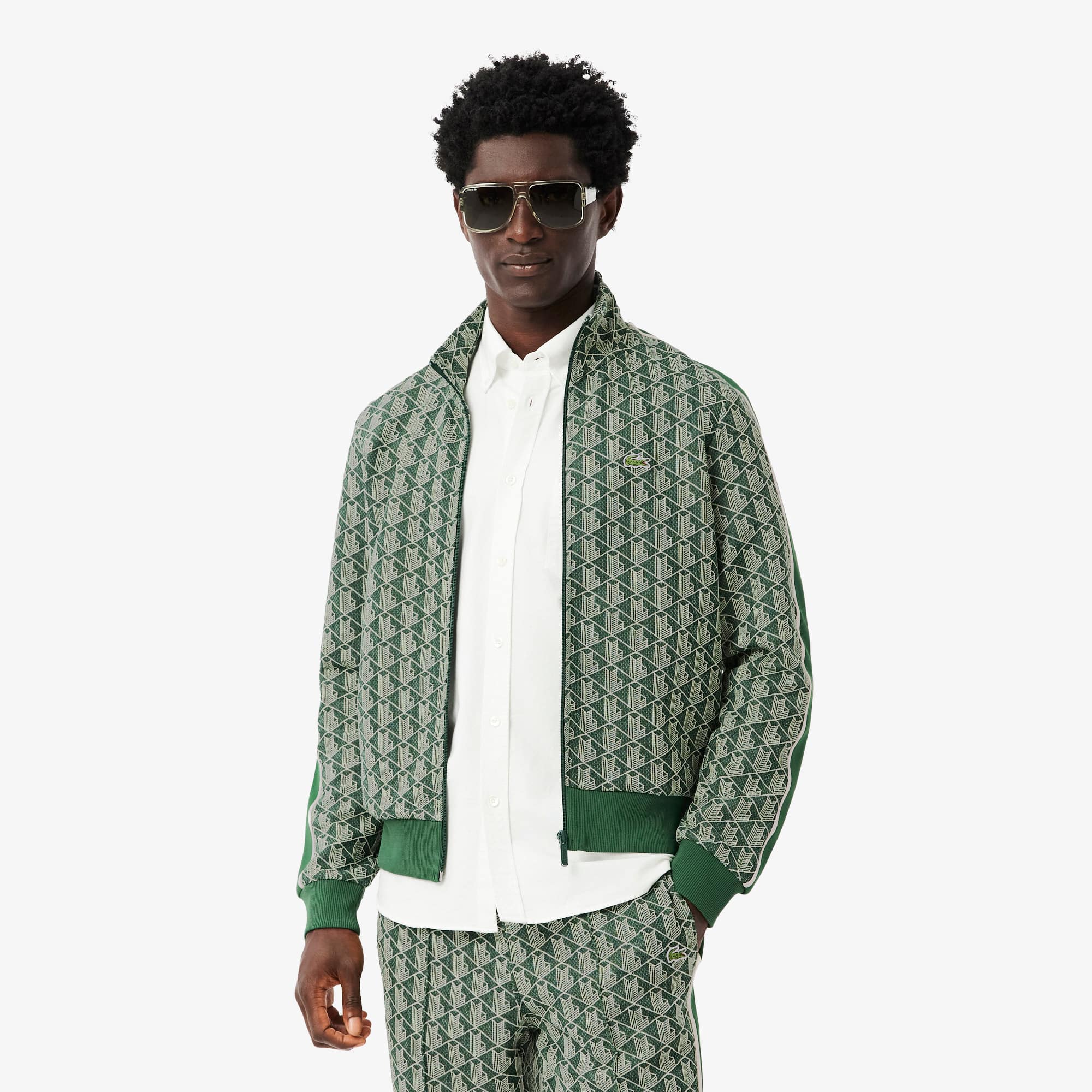 Men's Paris Zip-Up Track Jacket - Green