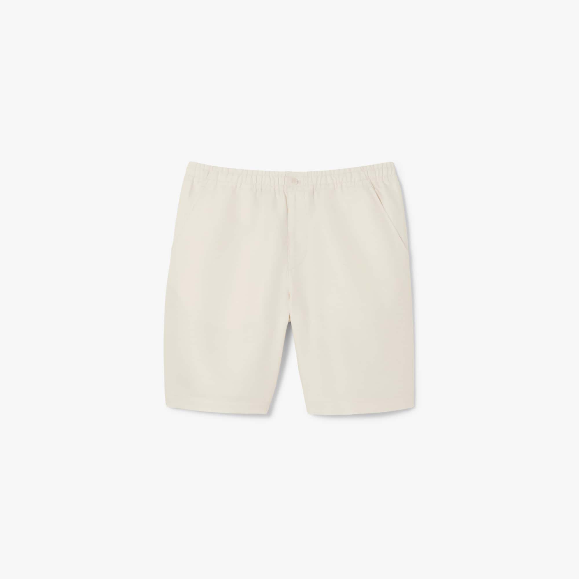 Men's Regular Fit Wool Blend Shorts - Beige