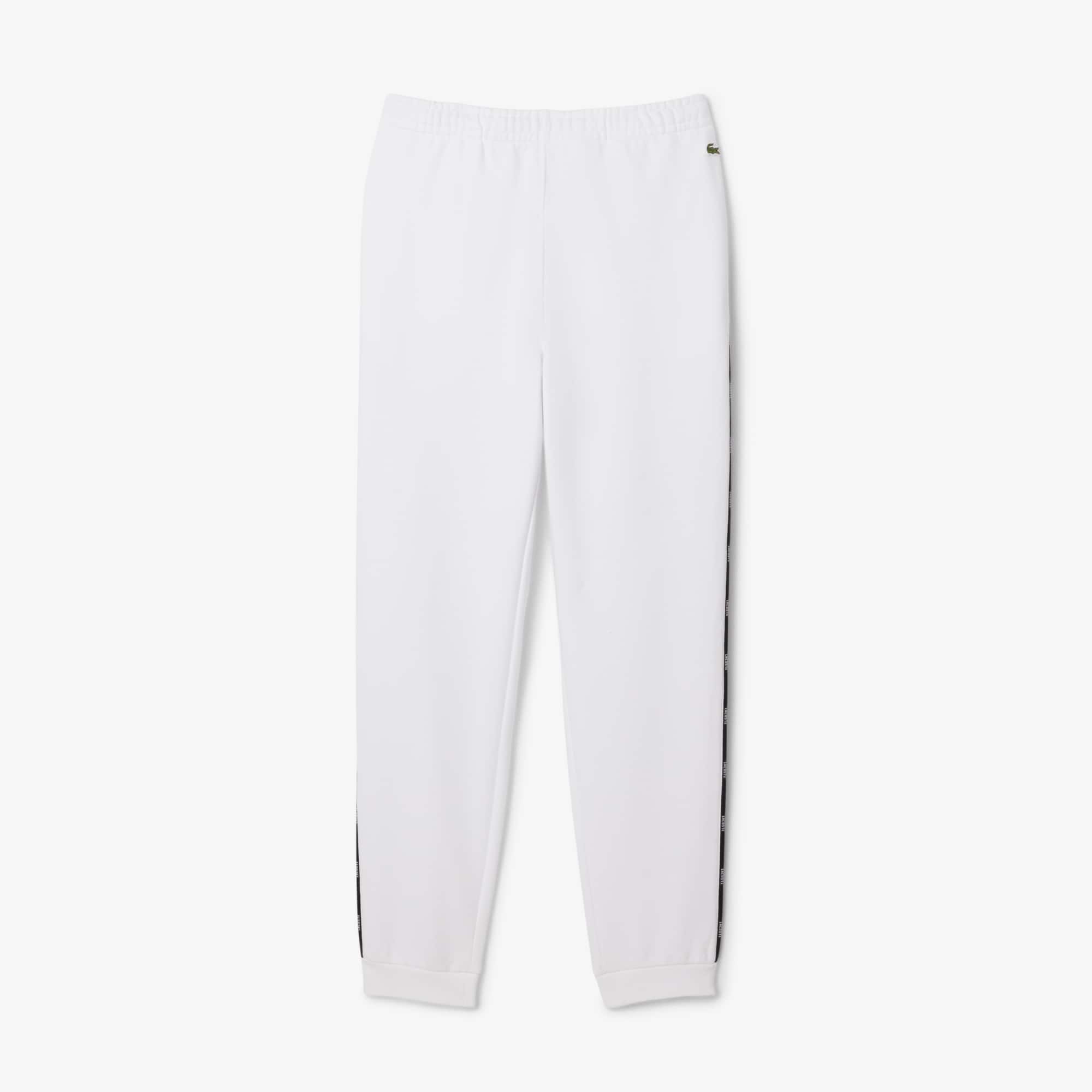 Men's Logo Trim Sweatpants - White