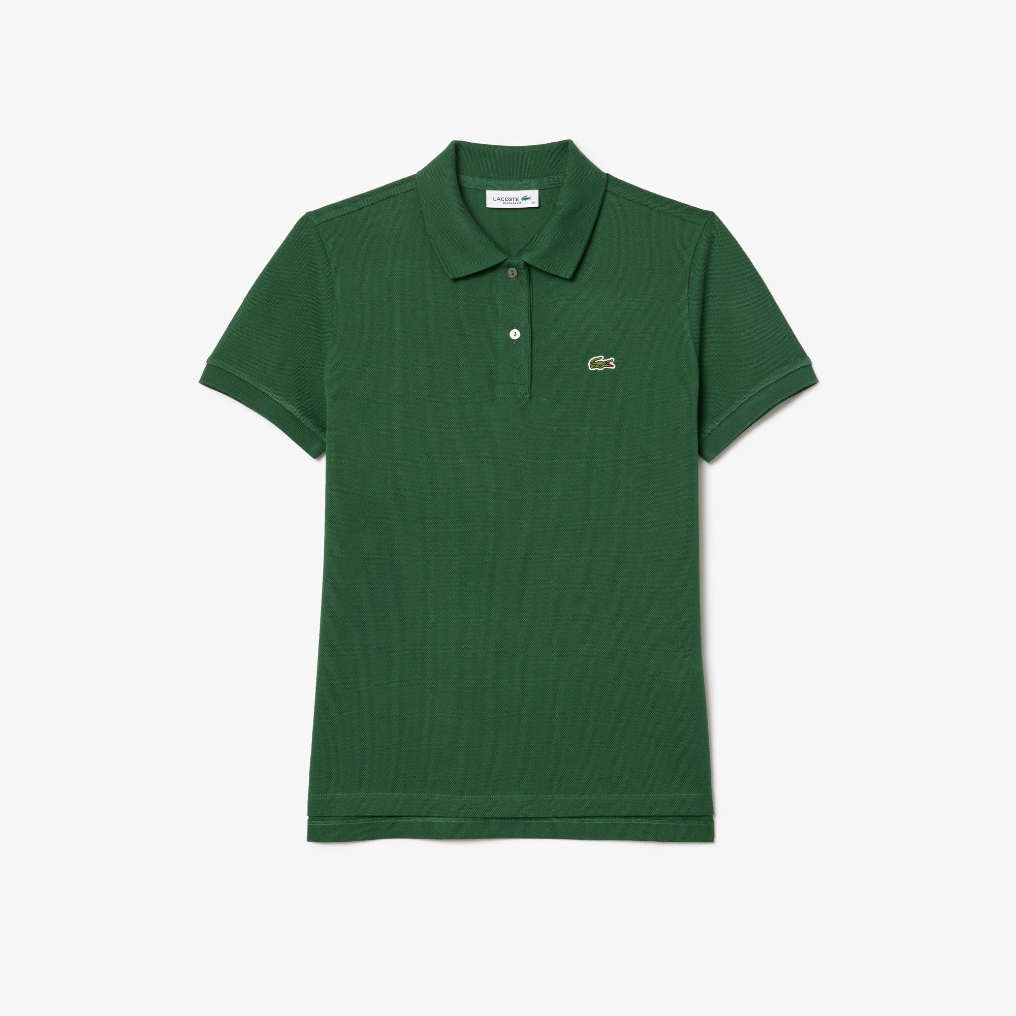 Women's Regular Fit Supple Petit Piqué Polo - Pine green