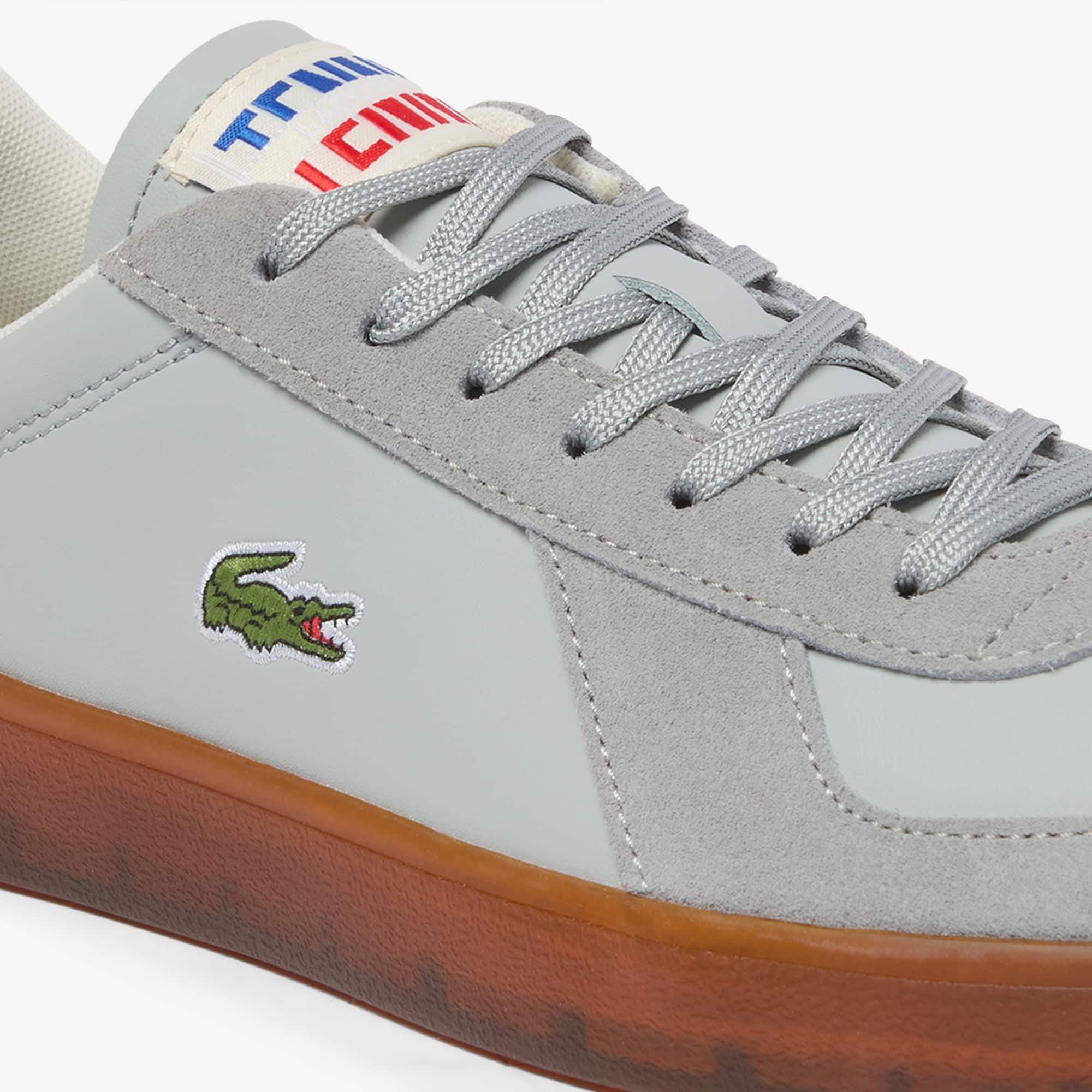 Men's Baseshot Pro Leather Sneakers - LT GRY/GUM