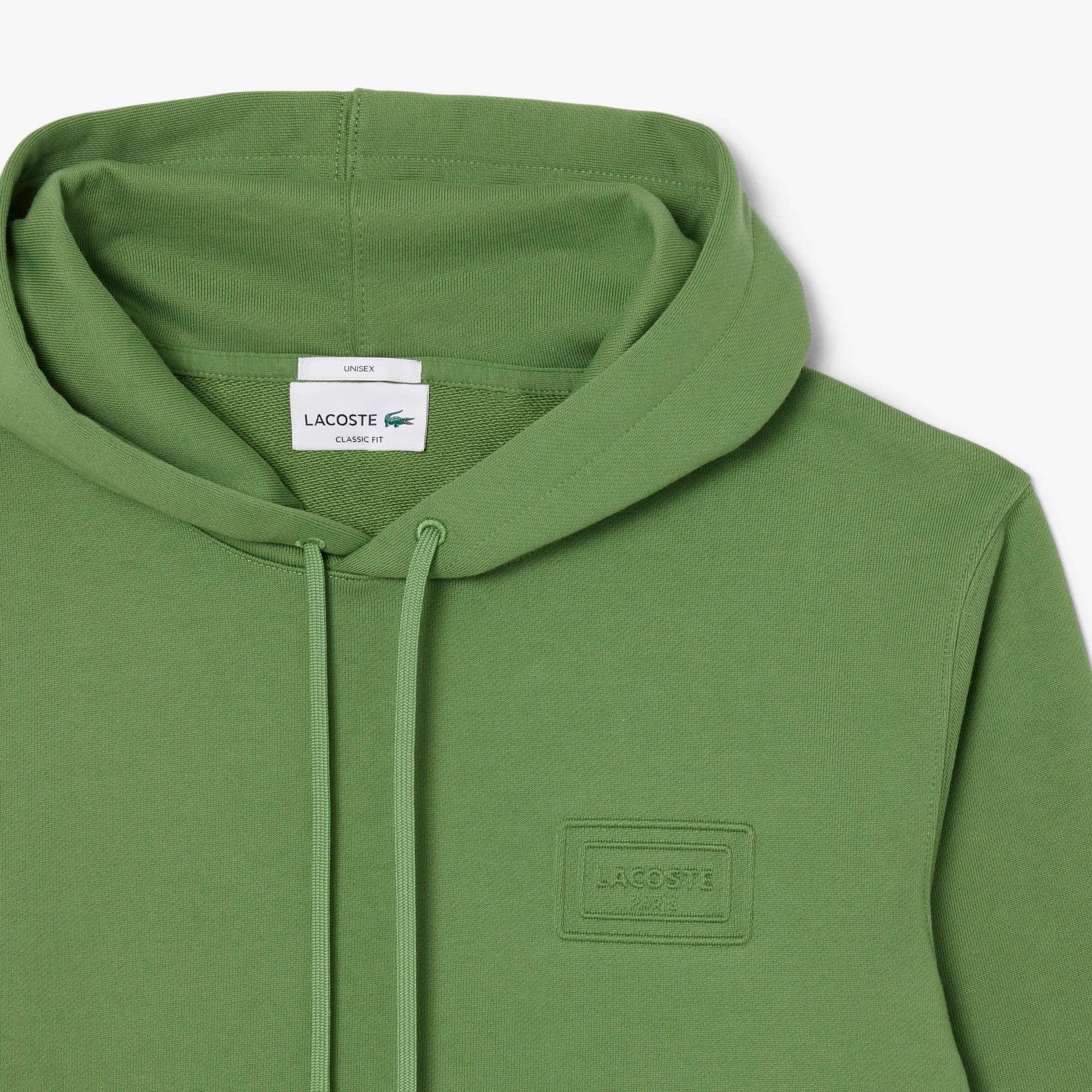 Embossed Branding Hoodie - Green