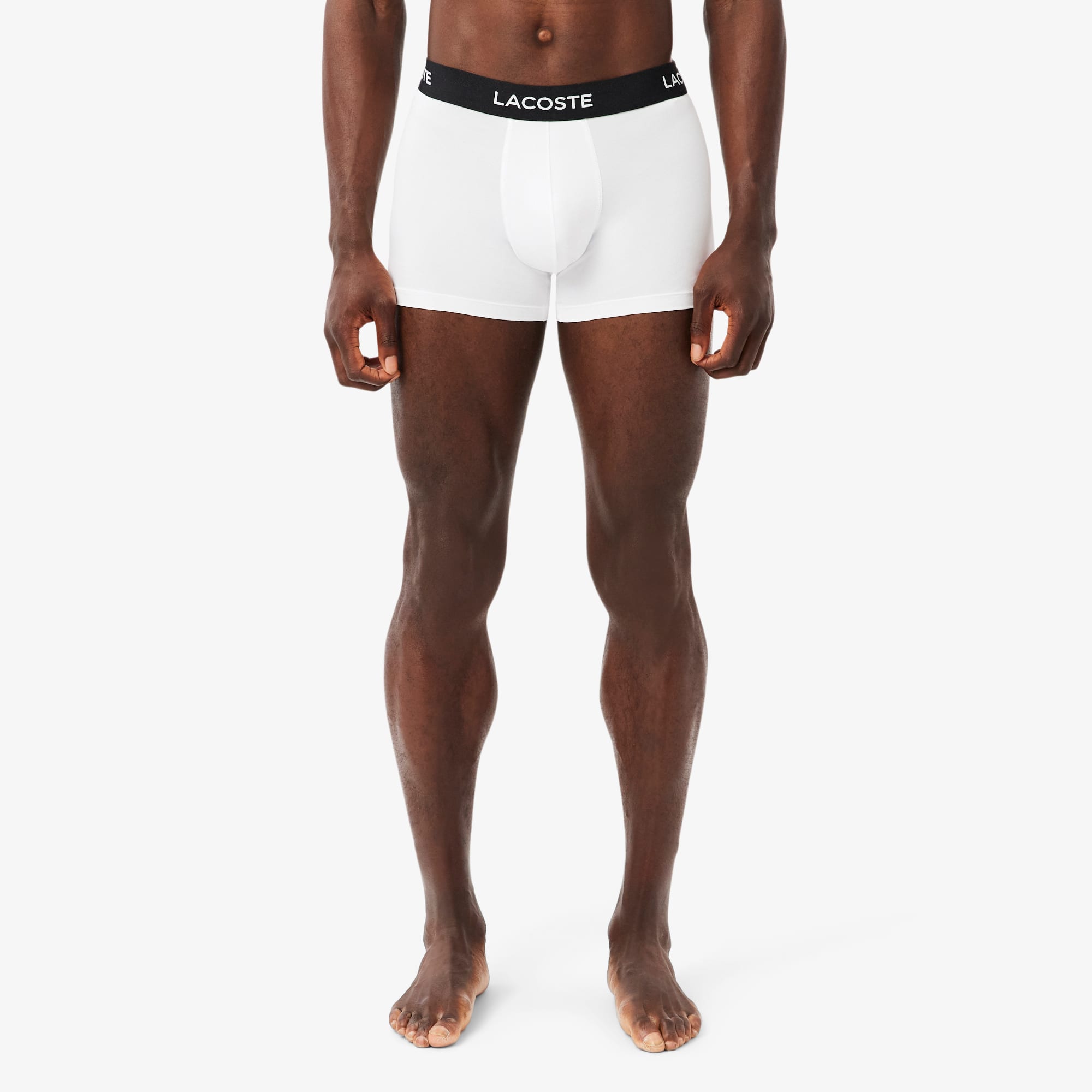 Men's 3-Pack Microfiber Trunks - Black / Grey / White