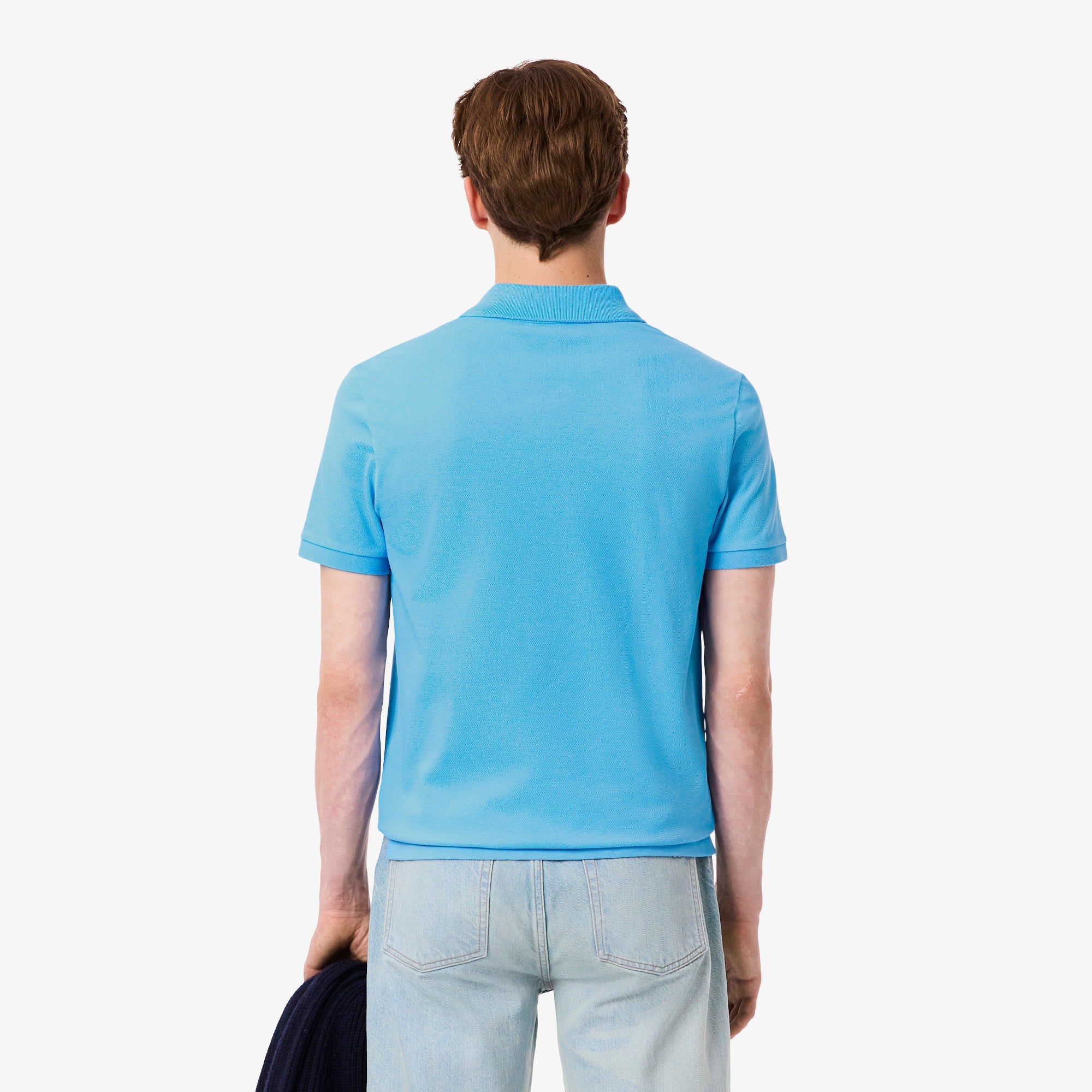 Men's Slim Fit Piqué Polo - Bonnie blue