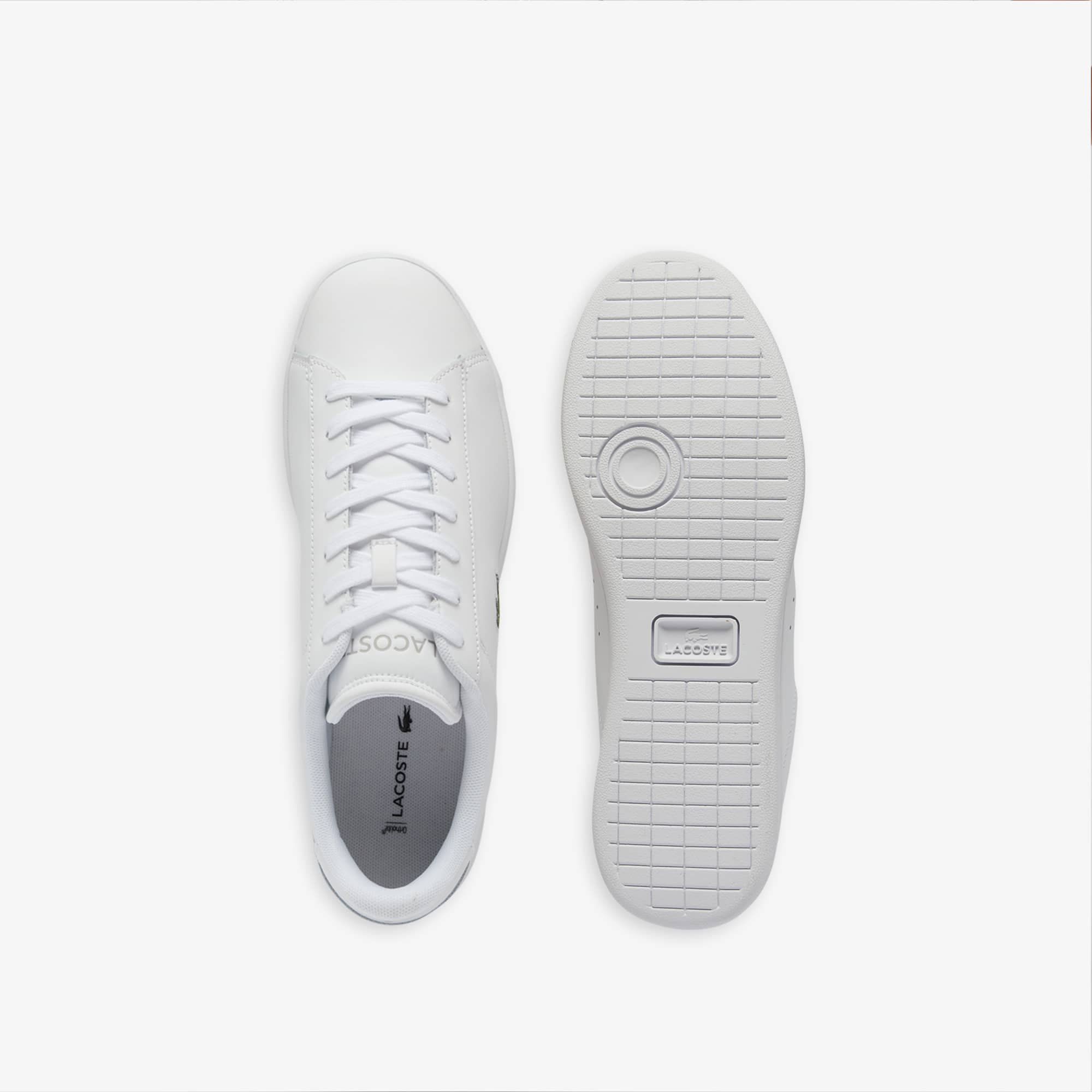 Men's Carnaby Set Leather Sneakers - WHITE/WHITE