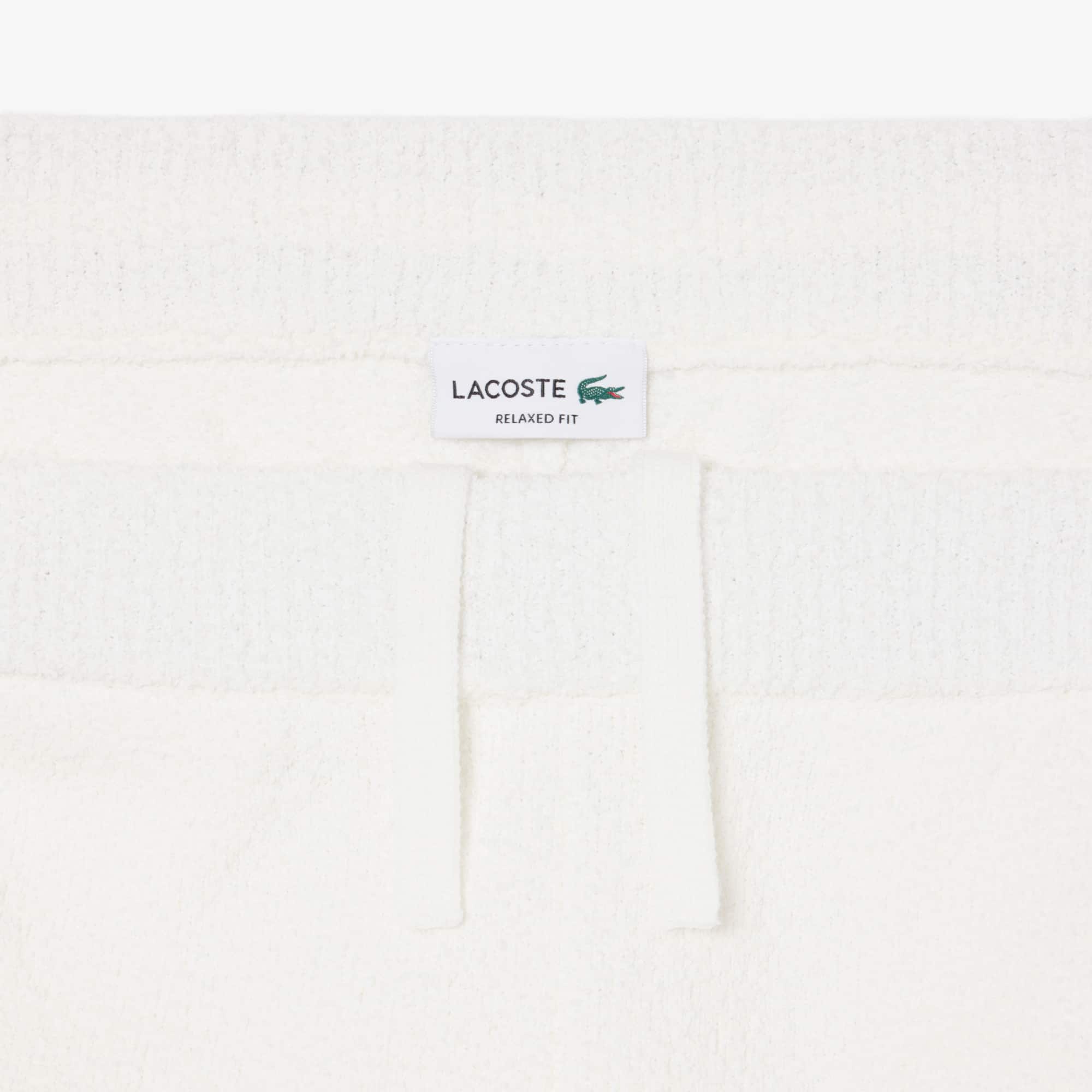 Bouclé Knit Shorts - White